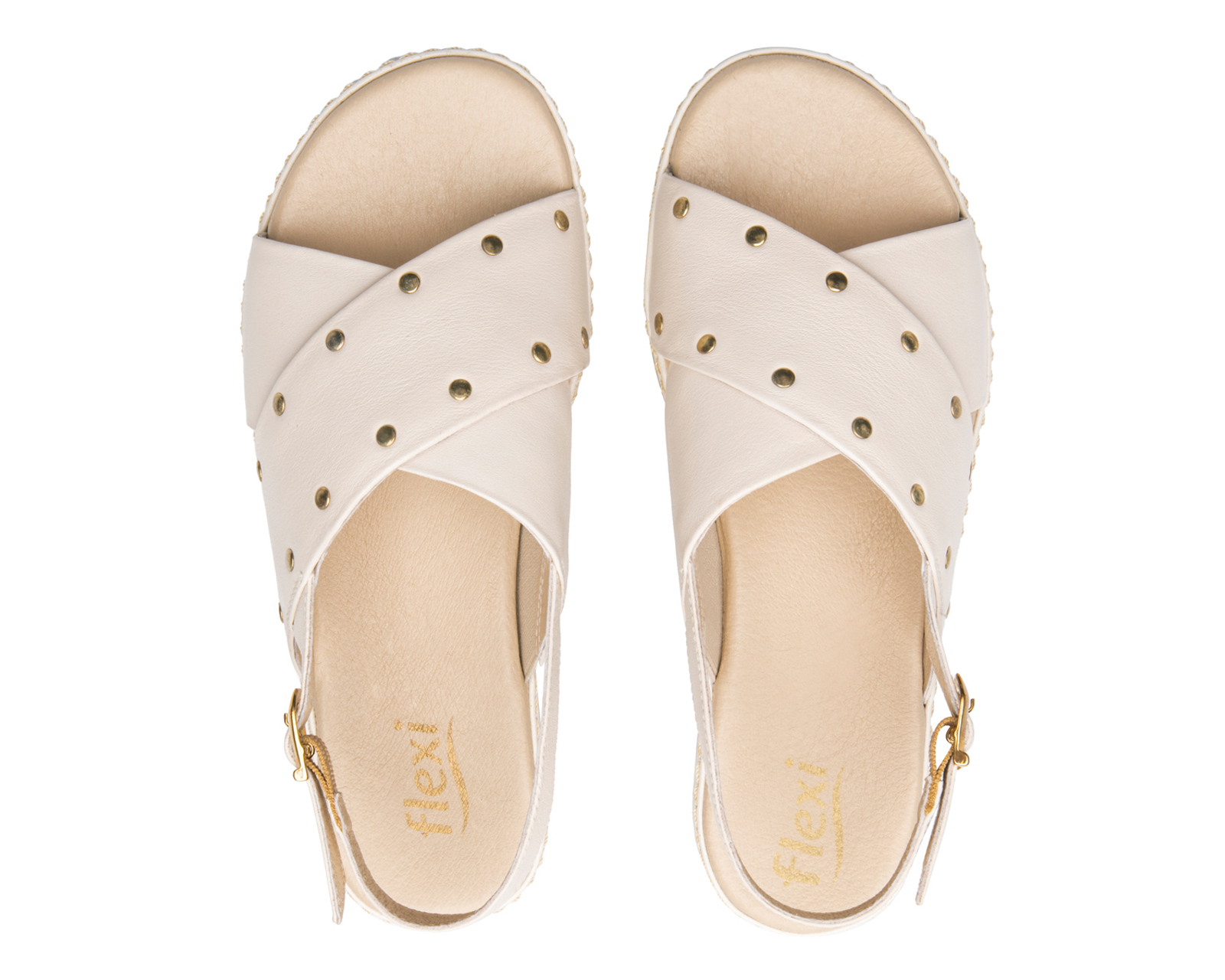 Foto 3 | Foto 3 | Sandalias Confort Flexi de Piel para Mujer