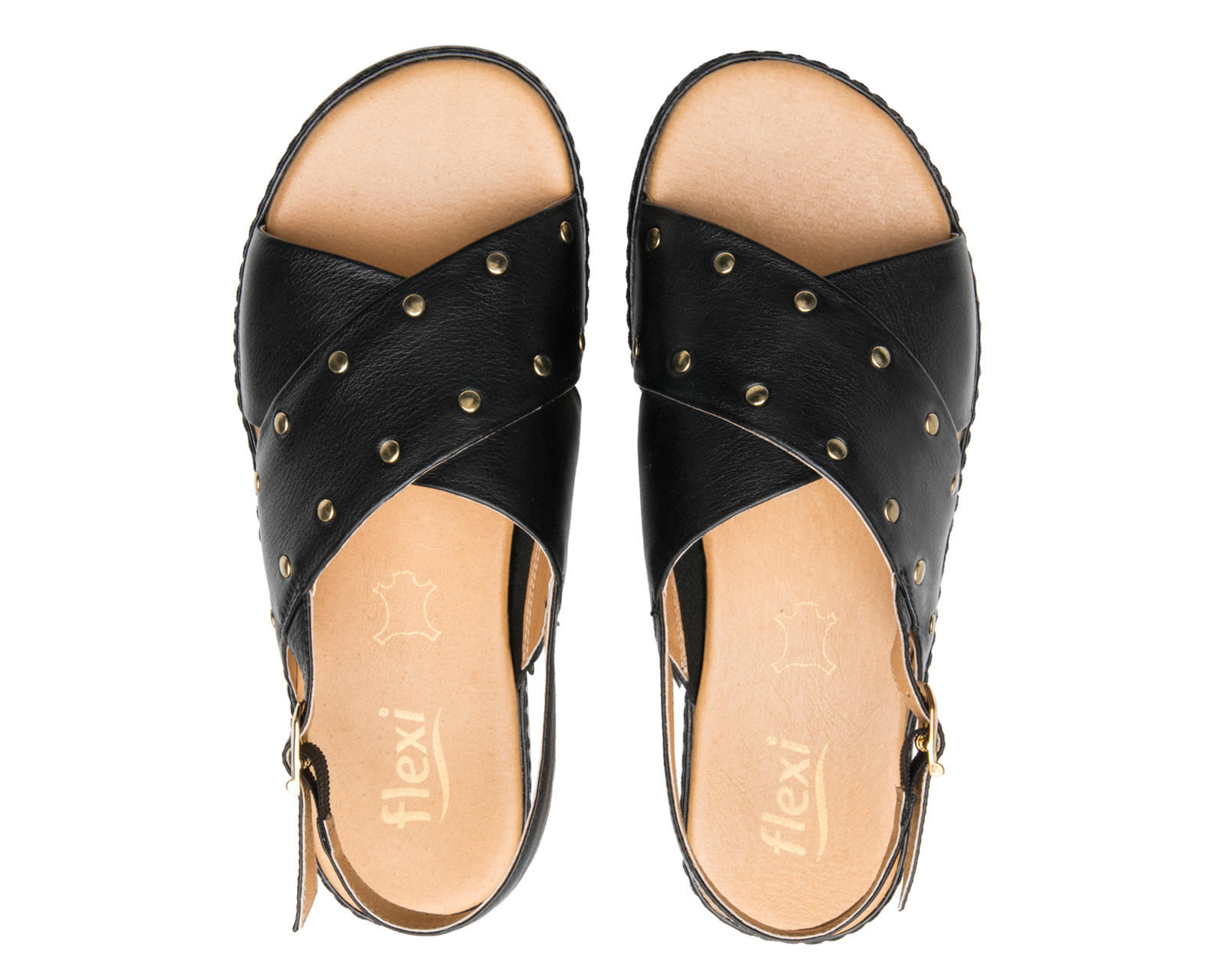 Foto 4 pulgar | Foto 3 | Sandalias Casuales Flexi de Piel para Mujer