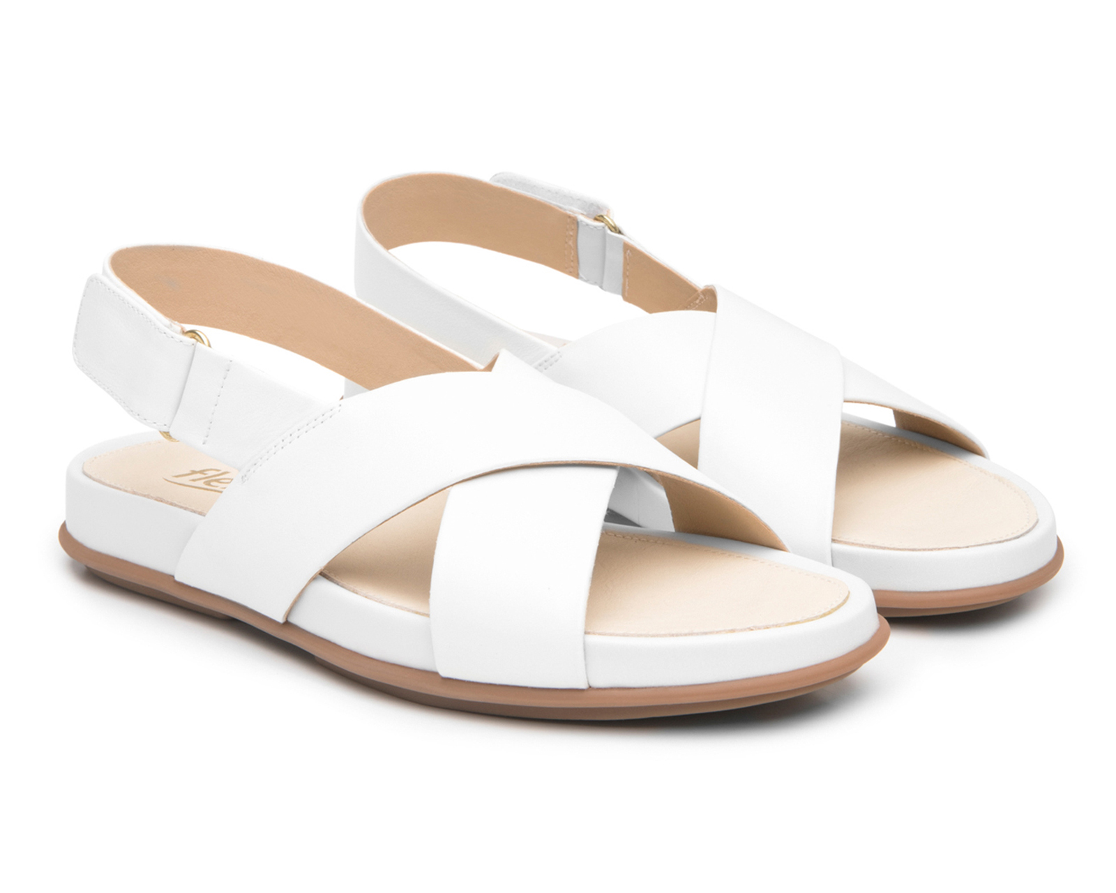 Foto 1 | Foto 1 | Sandalias Confort Flexi de Piel para Mujer