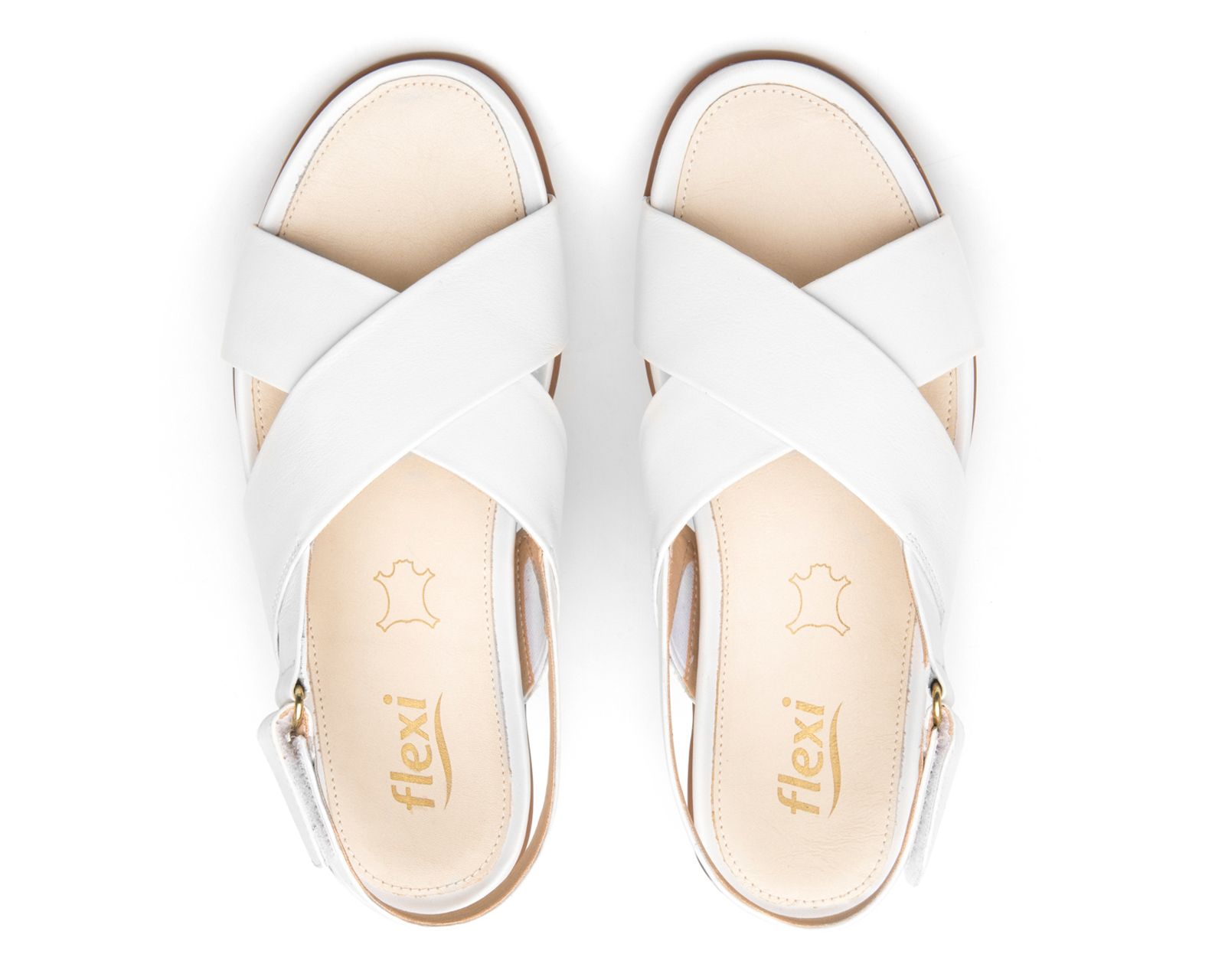 Foto 3 | Foto 3 | Sandalias Confort Flexi de Piel para Mujer