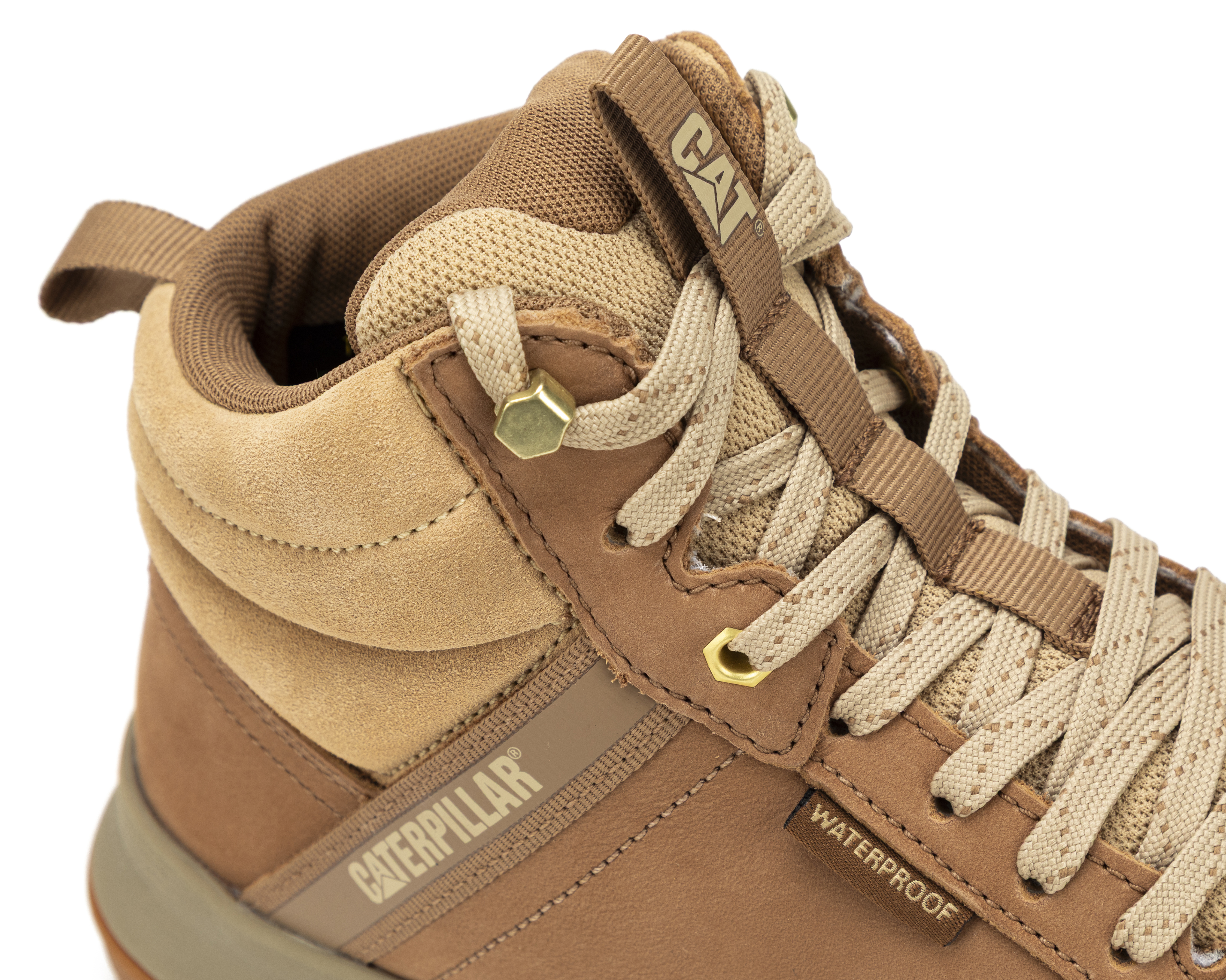 Foto 7 pulgar | Foto 6 | Tenis CAT Hex Ready Mid de Piel para Hombre