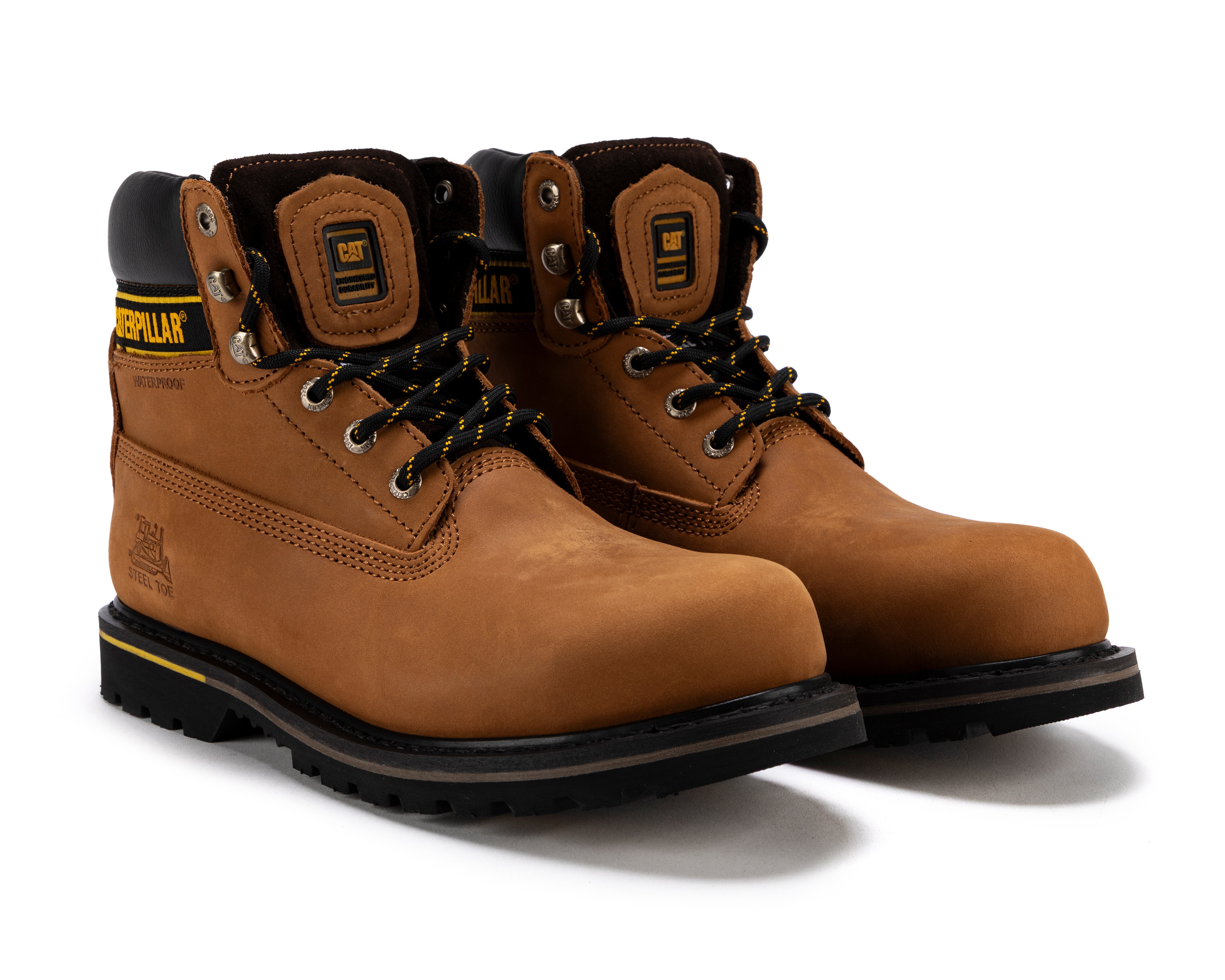 Botas de Trabajo CAT Holton de Piel para Hombre