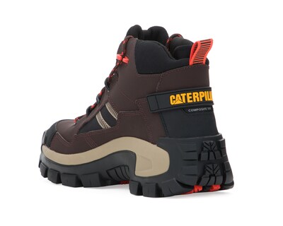 Foto 4 | Foto 3 | Botas de Trabajo CAT Invader de Piel para Hombre Certificada