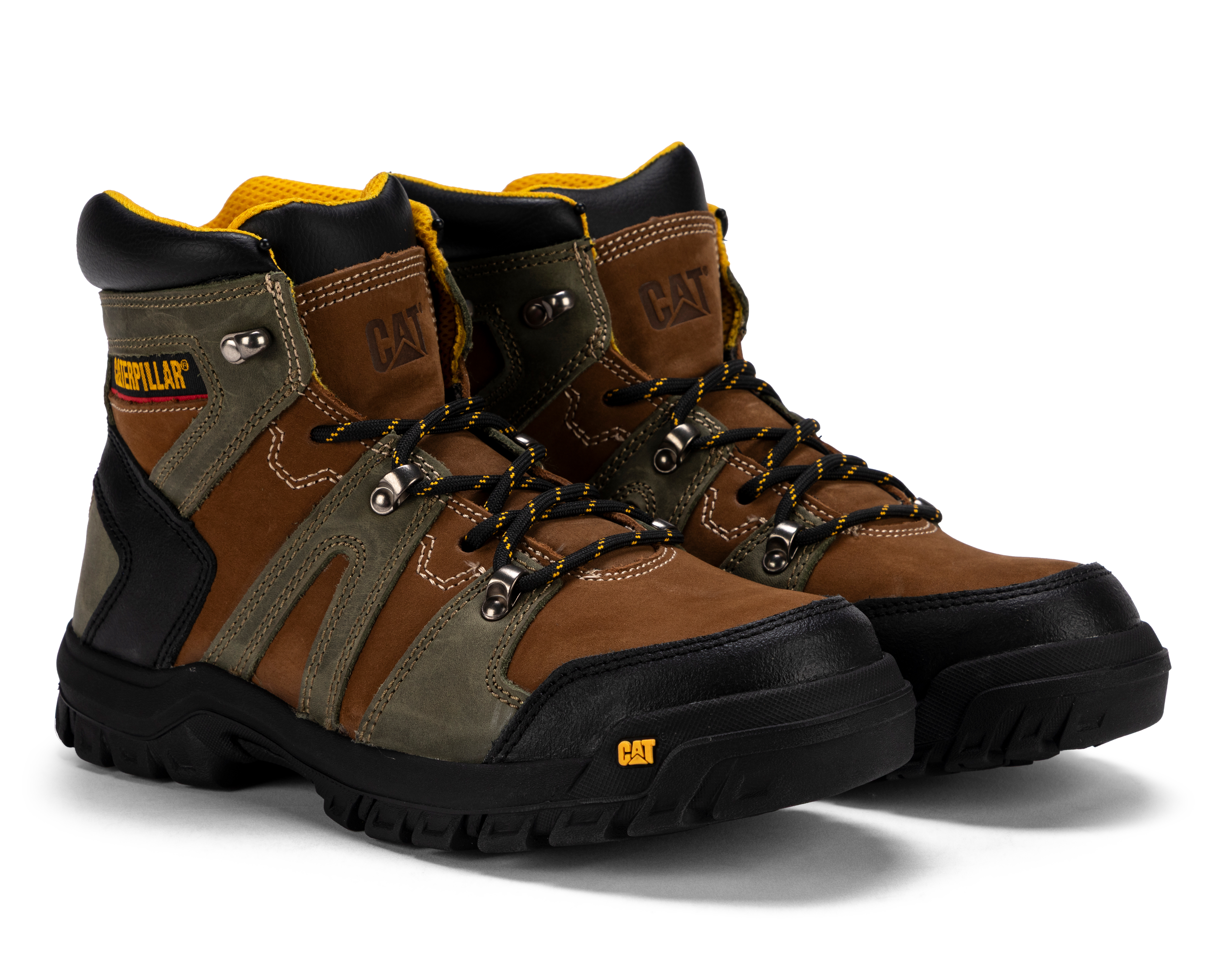 Botas de Trabajo CAT Threshold Hiker de Piel para Hombre