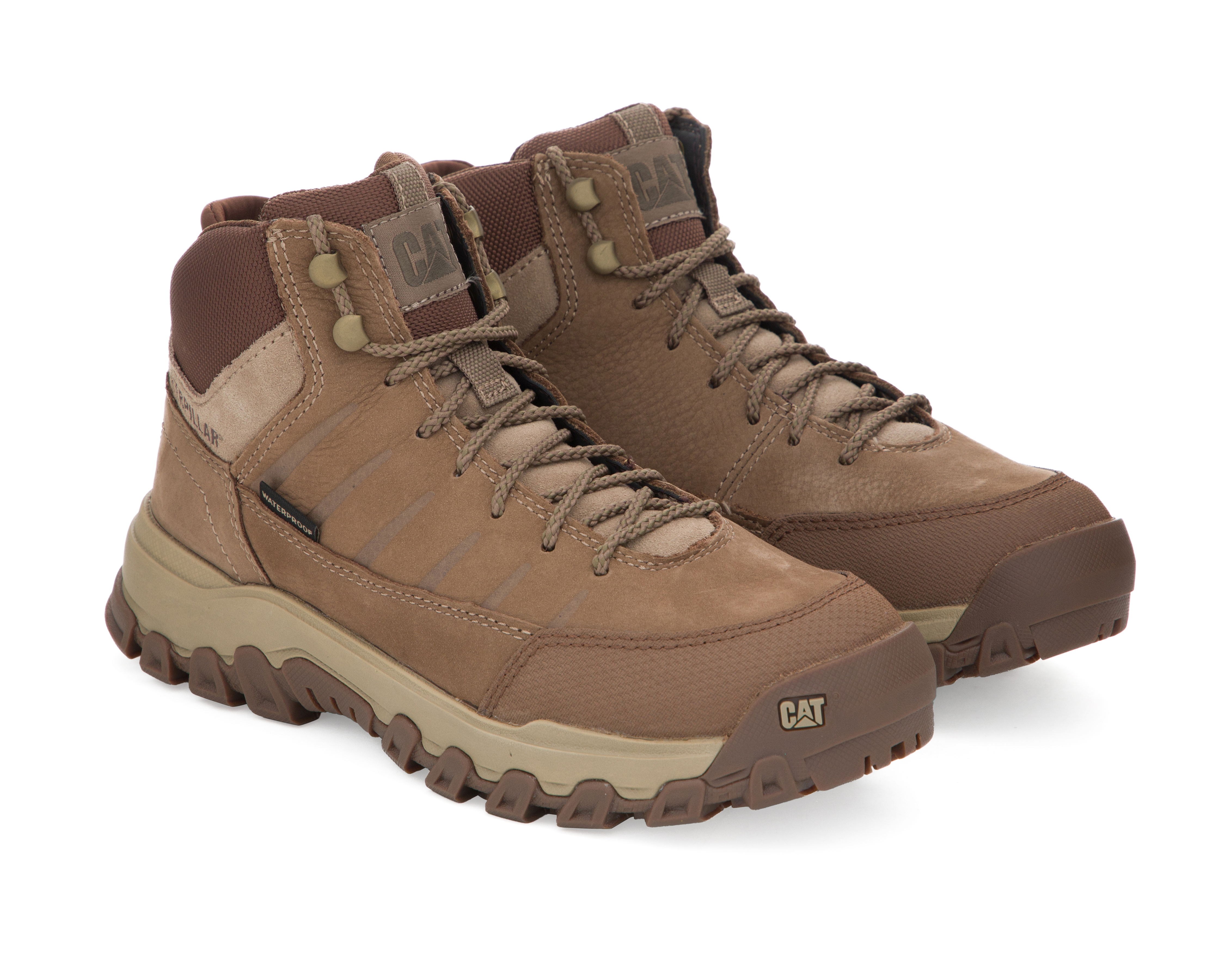 Botas Outdoor CAT de Piel para Hombre
