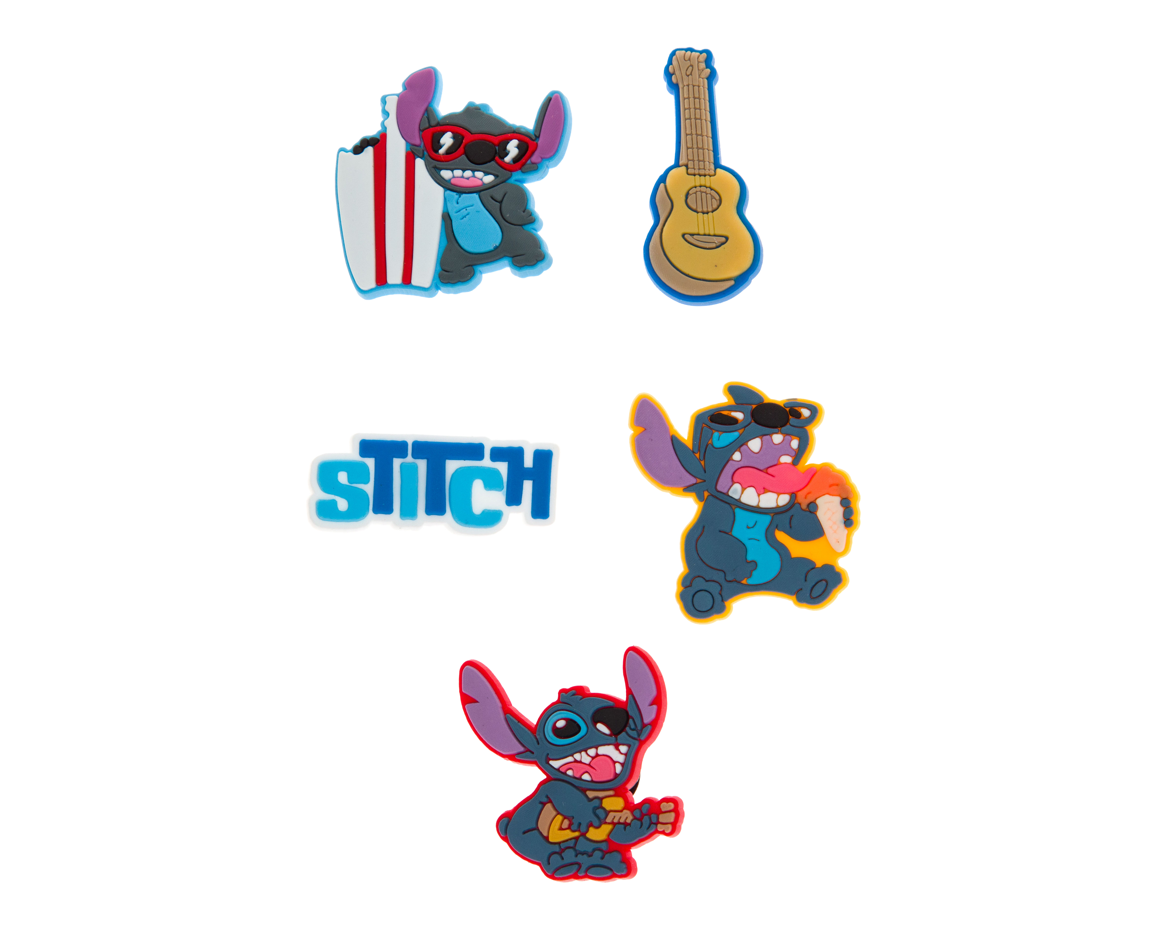 Paquete de Pines para Calzado Disney Lilo & Stitch 5 Piezas