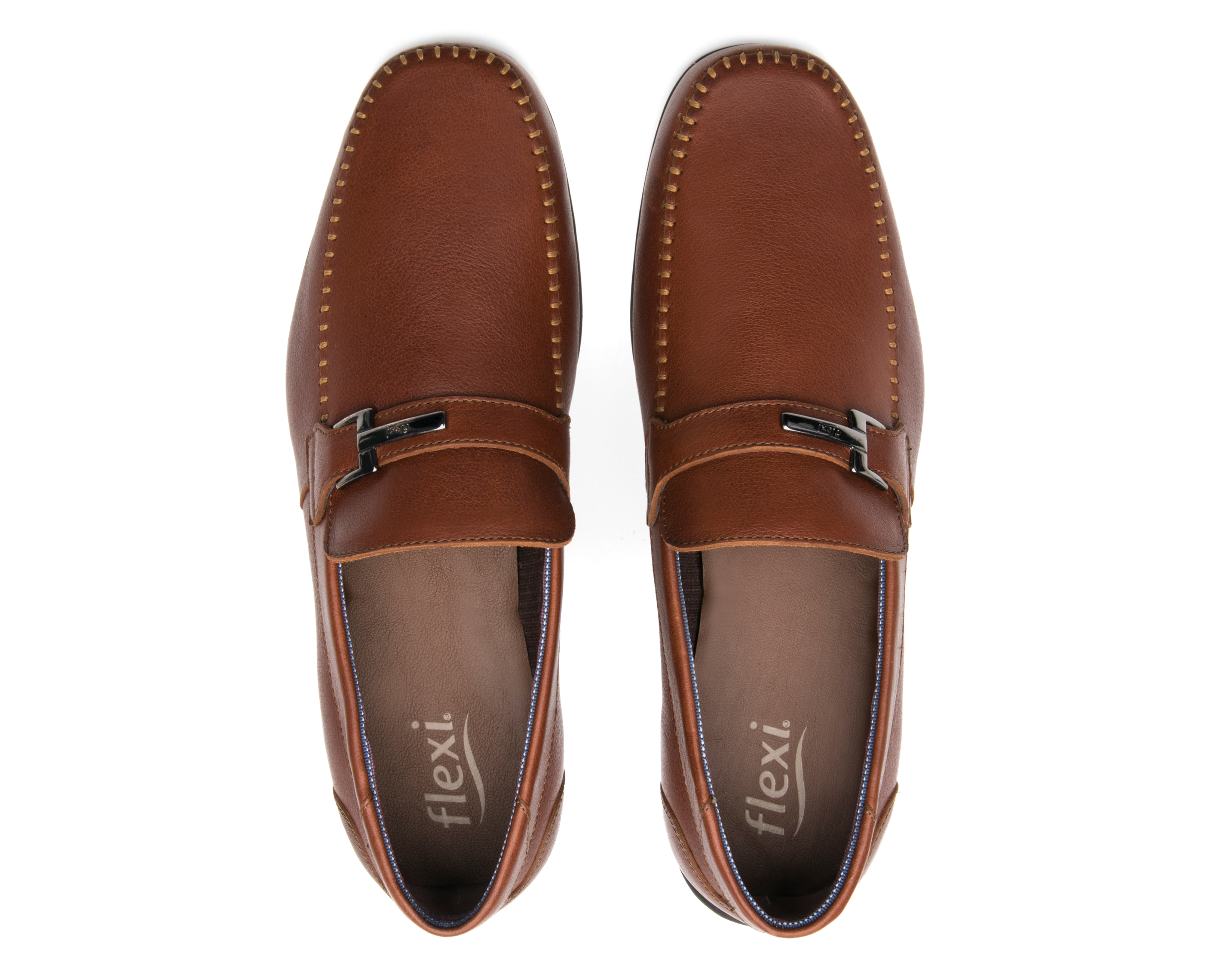 Foto 4 pulgar | Foto 3 | Mocasines Flexi de Piel para Hombre