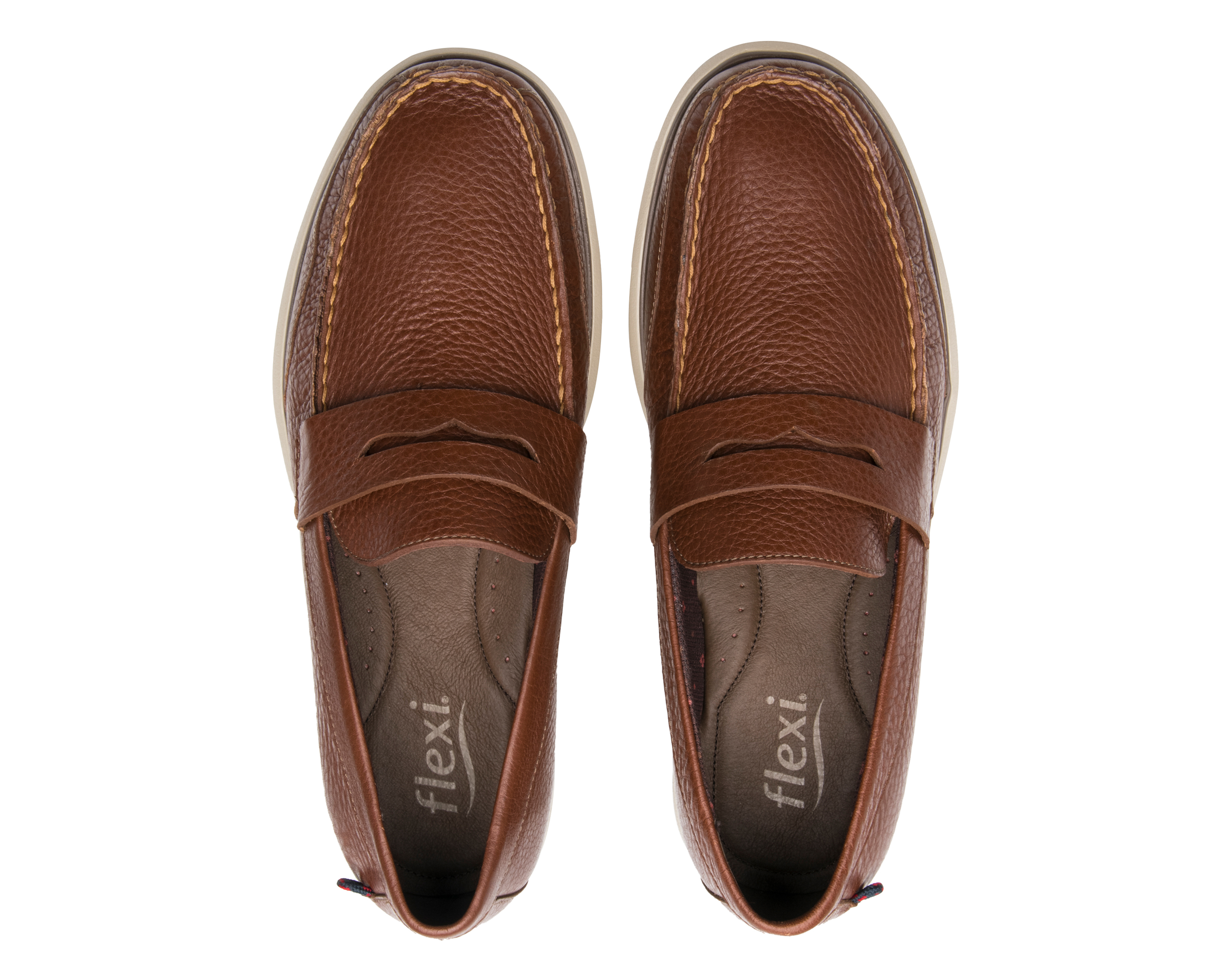 Foto 4 pulgar | Foto 3 | Mocasines Flexi de Piel para Hombre