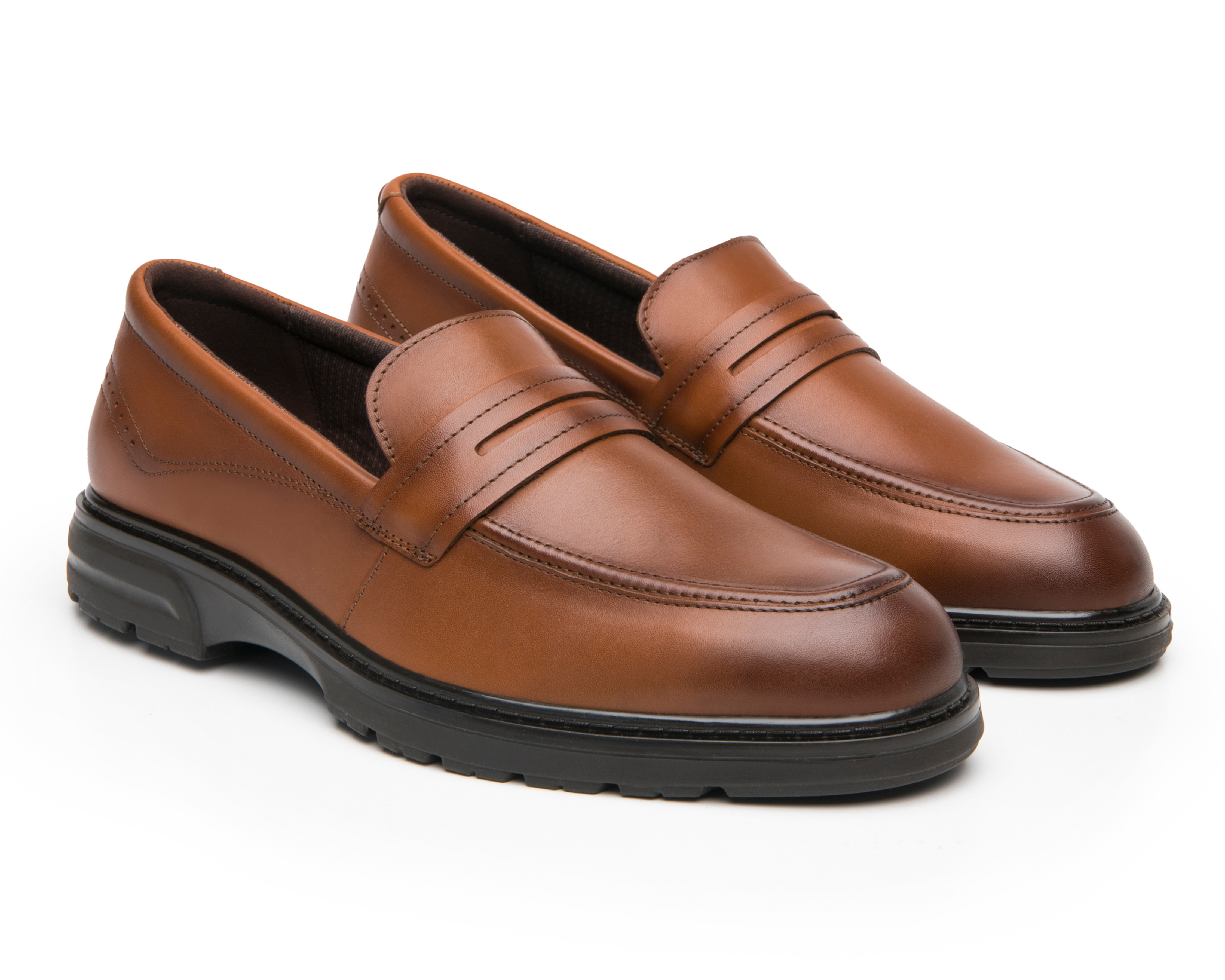 Foto 2 pulgar | Foto 1 | Zapatos de Vestir Flexi de Piel para Hombre