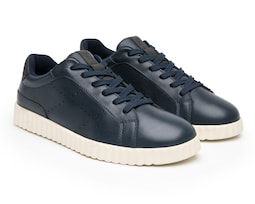 Tenis Casuales Flexi de Piel para Hombre