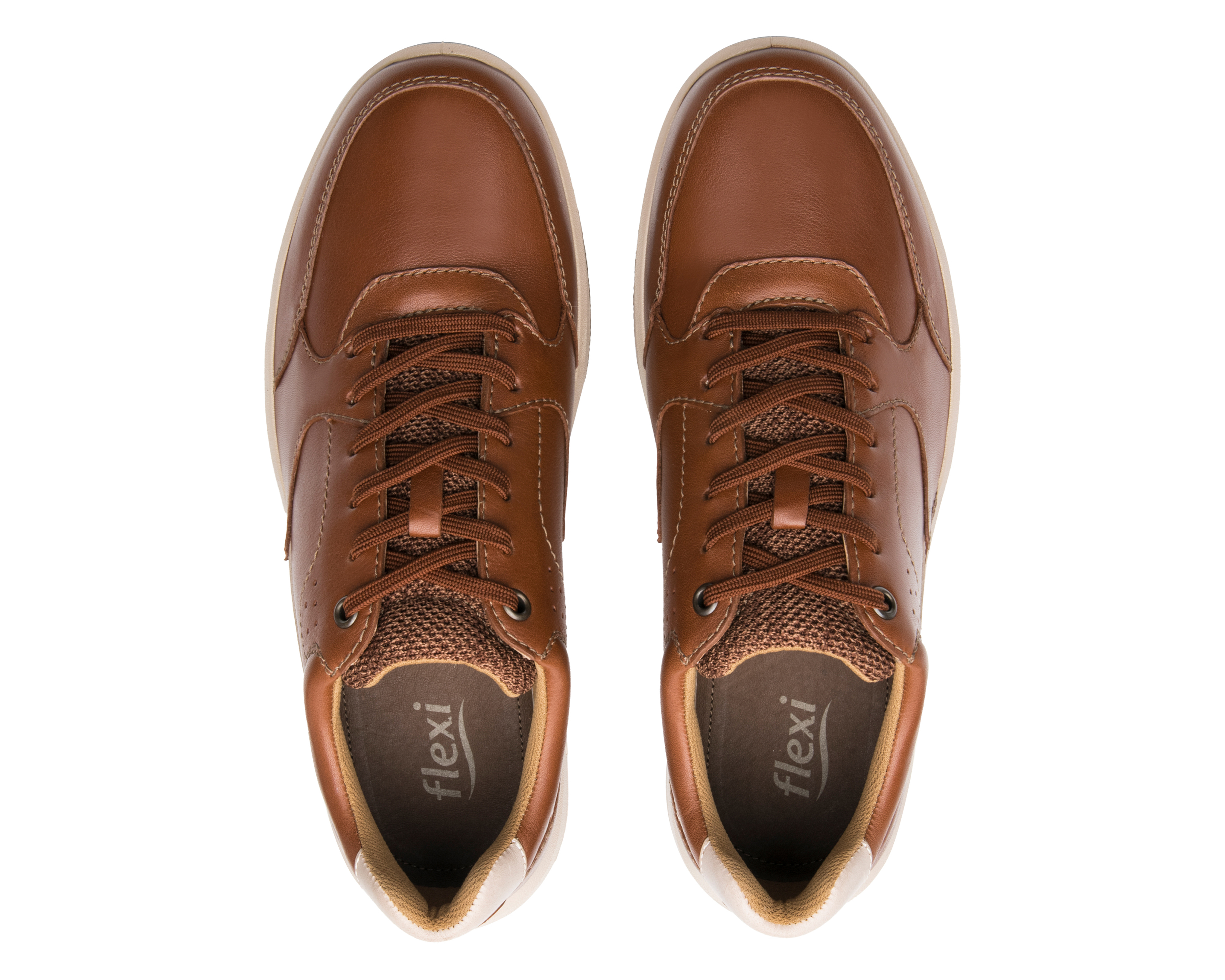 Foto 3 | Foto 3 | Tenis Casuales Flexi de Piel para Hombre