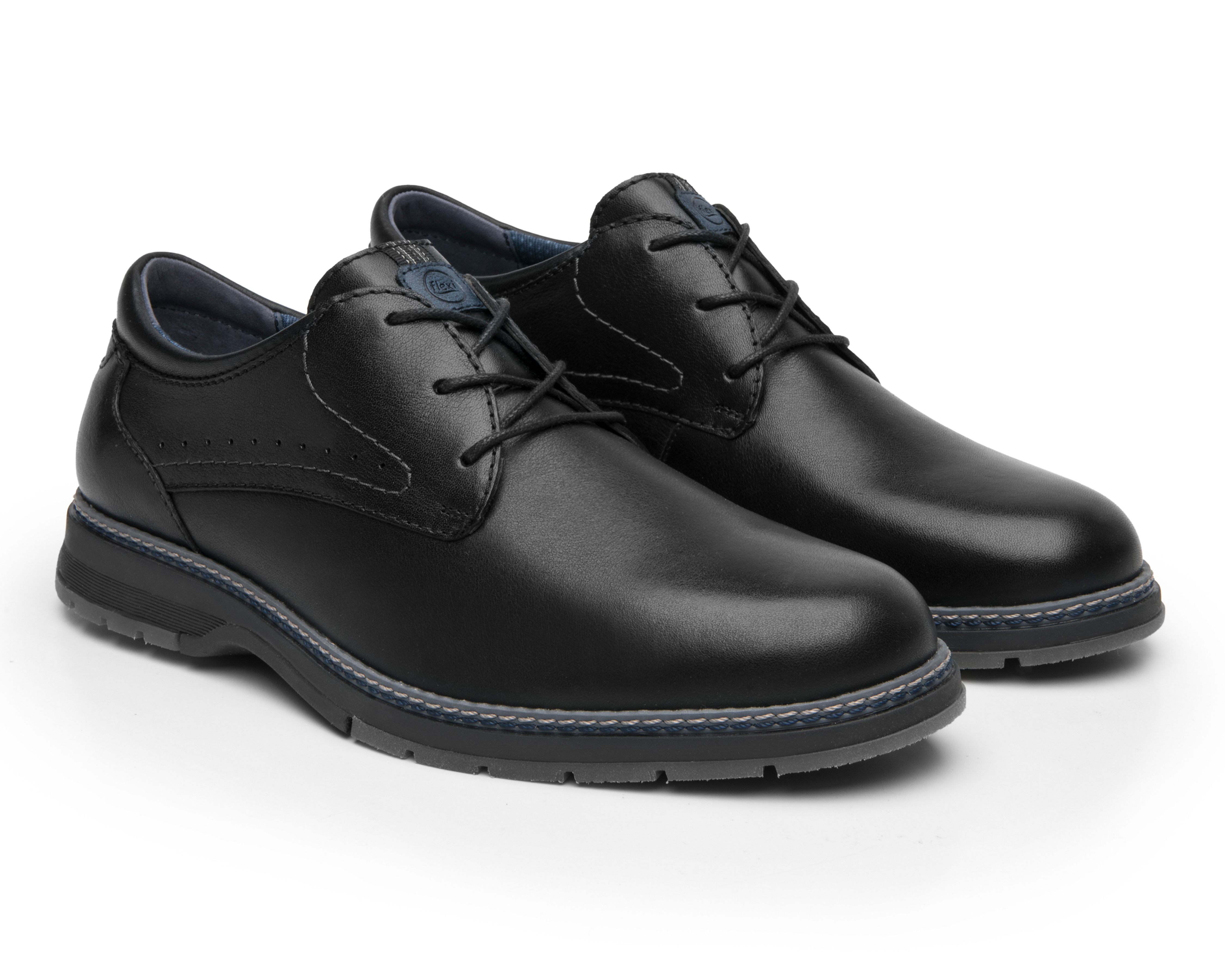 Foto 2 pulgar | Foto 1 | Zapatos Casuales Flexi de Piel para Hombre