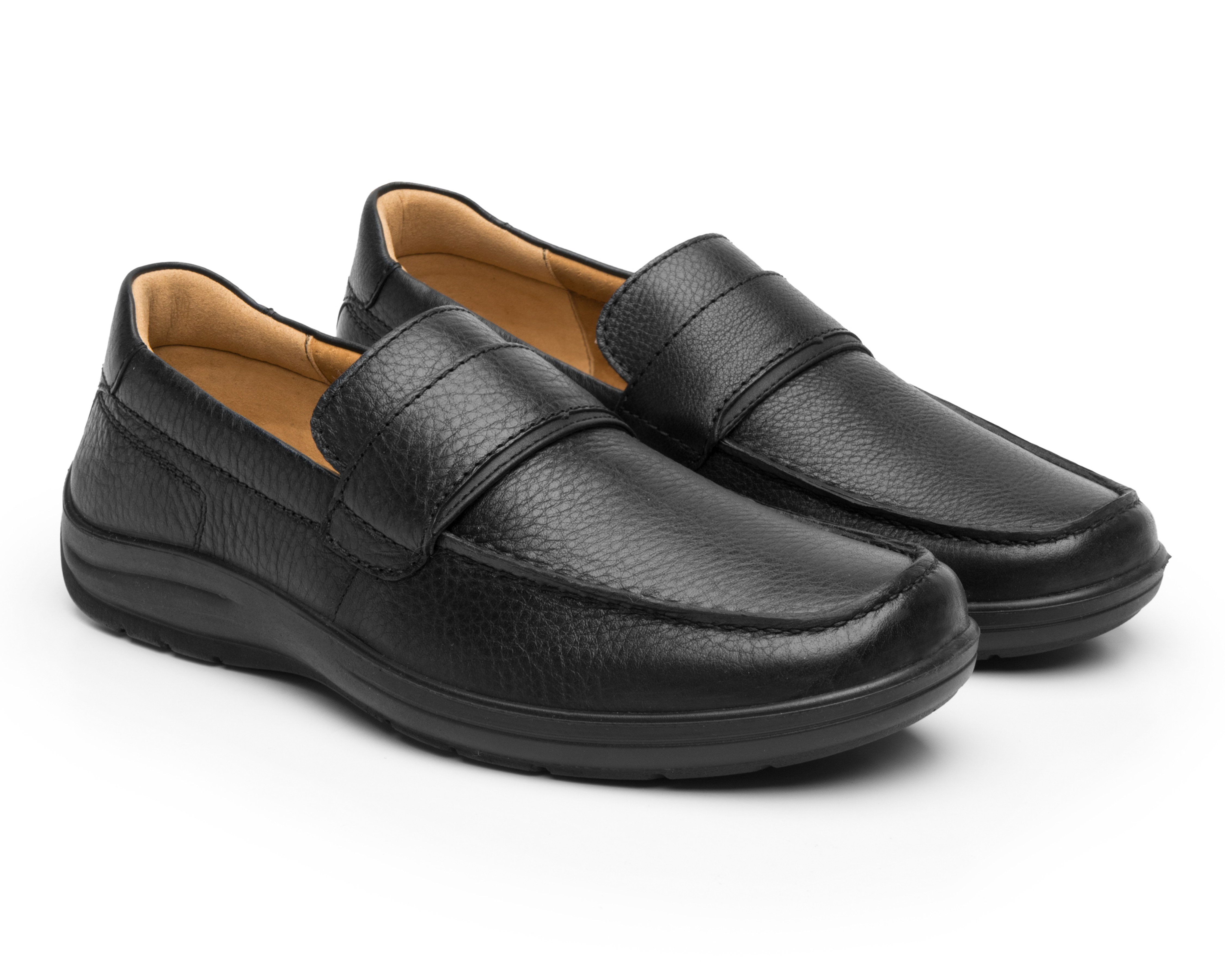 Foto 2 pulgar | Foto 1 | Mocasines Flexi de Piel para Hombre