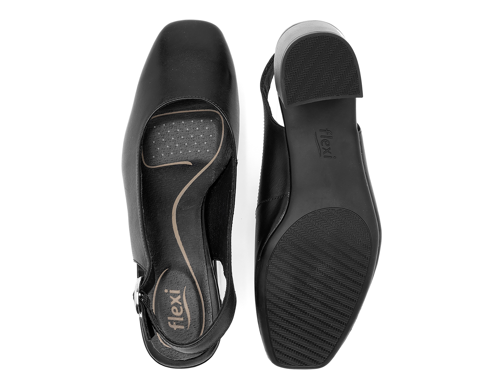 Foto 3 pulgar | Foto 2 | Zapatillas Flexi de Piel para Mujer