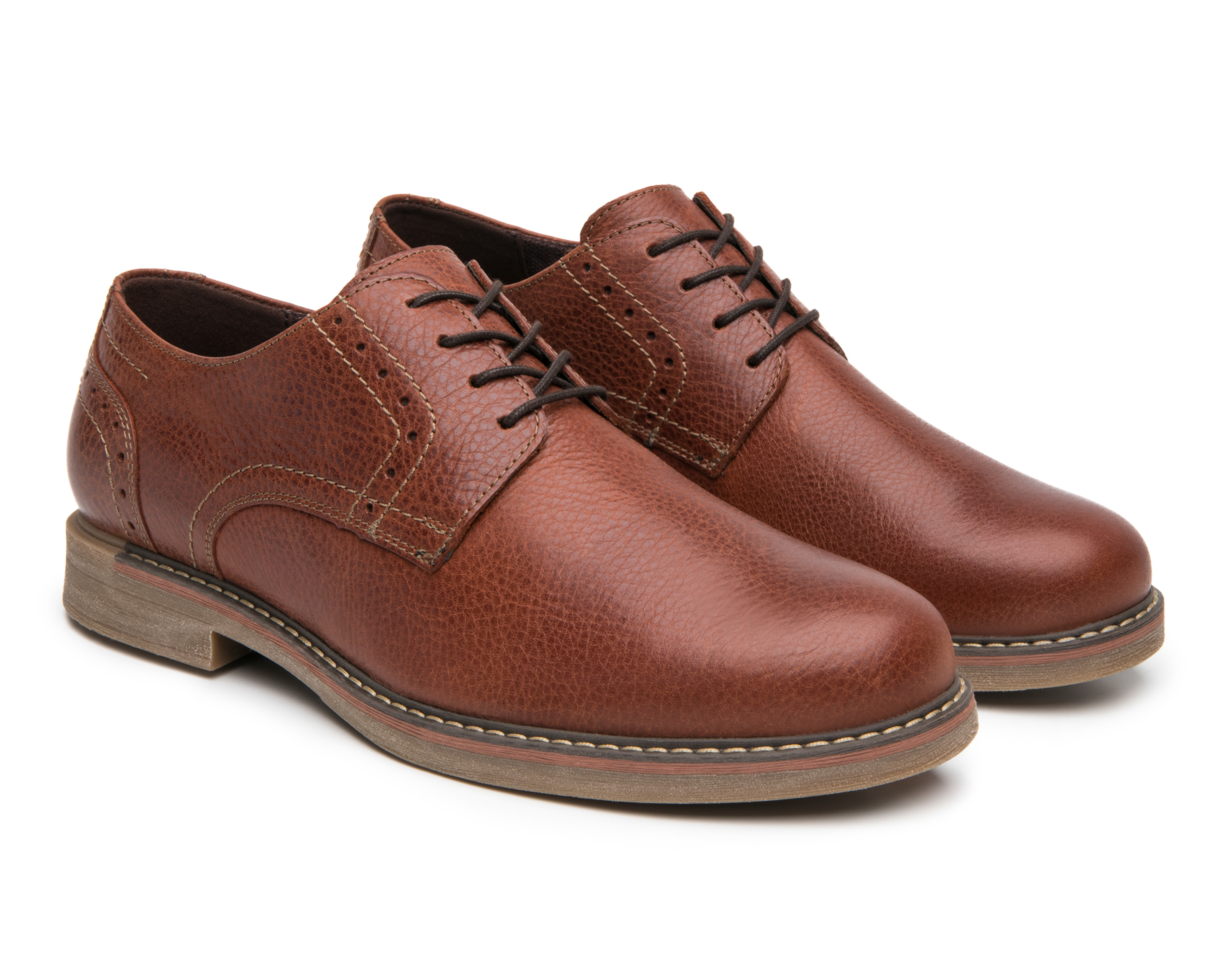 Foto 2 pulgar | Foto 1 | Zapatos Casuales Flexi de Piel para Hombre