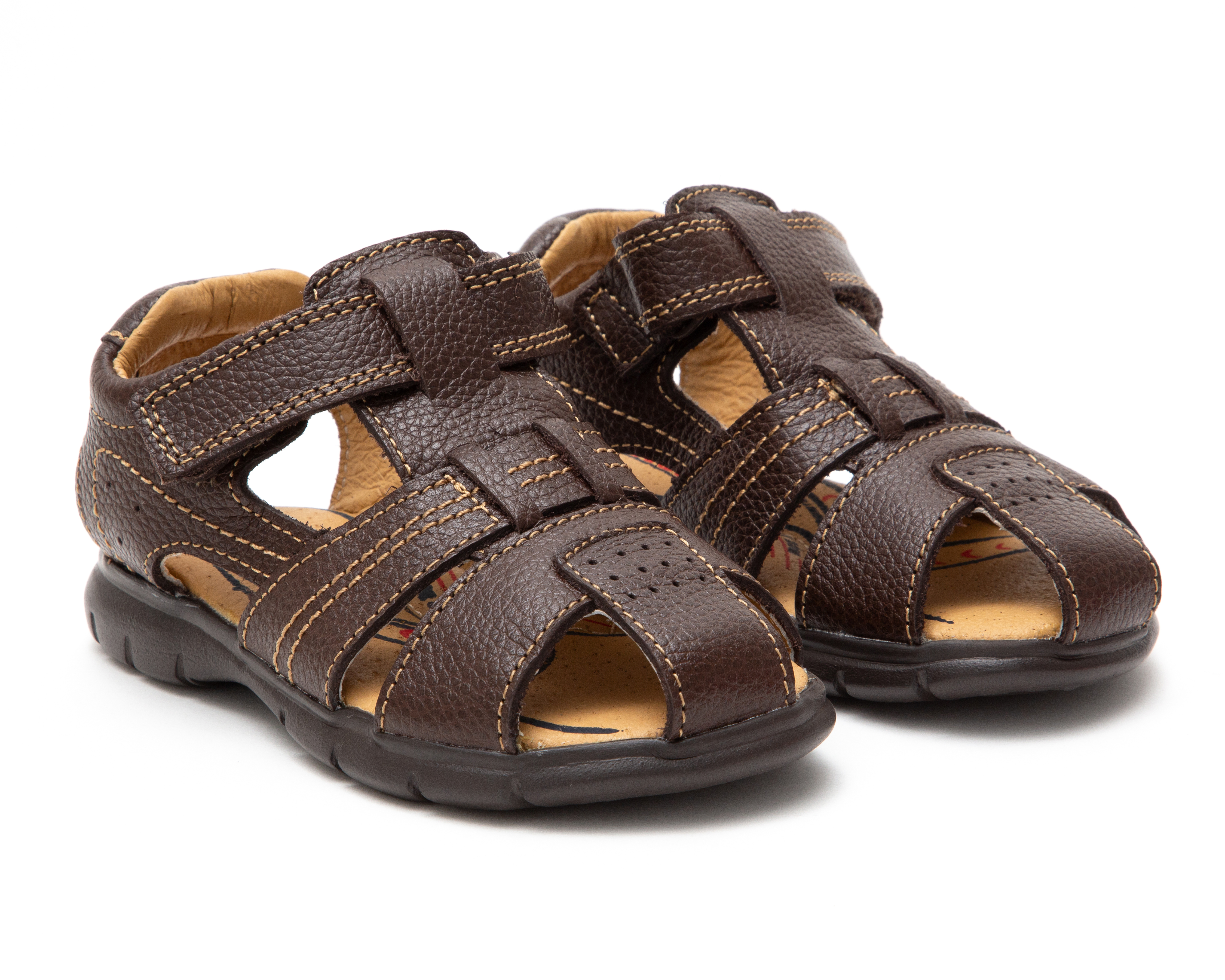 Foto 2 pulgar | Foto 1 | Sandalias Cachorros de Piel para Niño