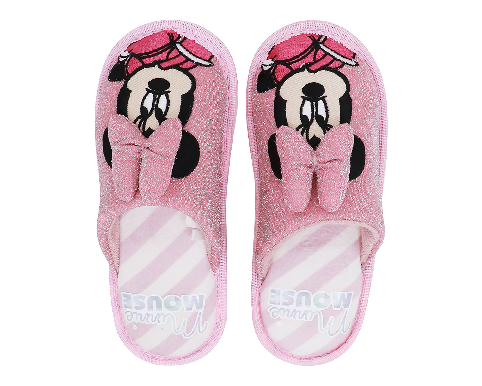 Foto 4 pulgar | Foto 3 | Pantuflas para Niña Disney Minnie Mouse