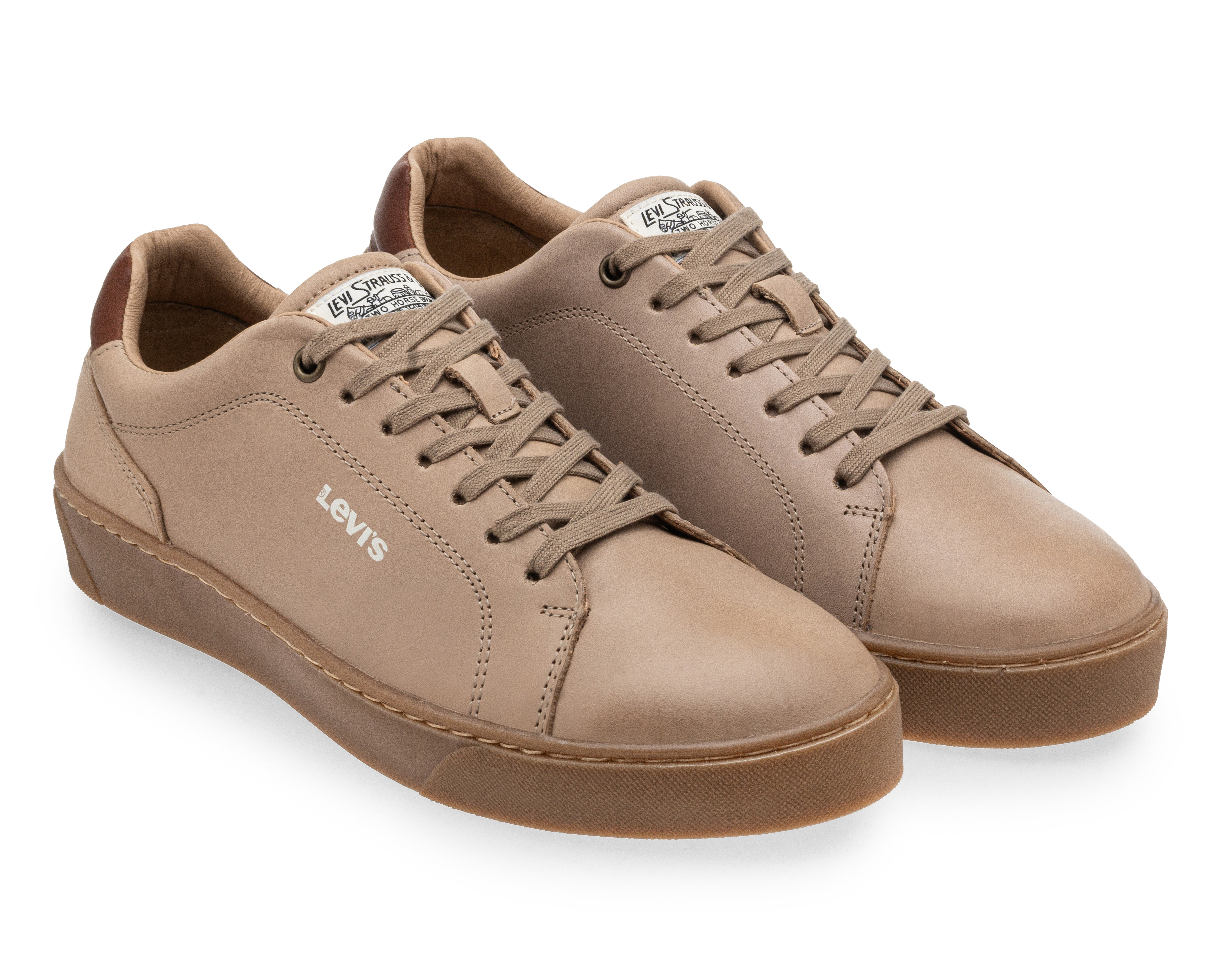 Foto 2 pulgar | Foto 1 | Tenis Casuales Levi's Ander de Piel para Hombre