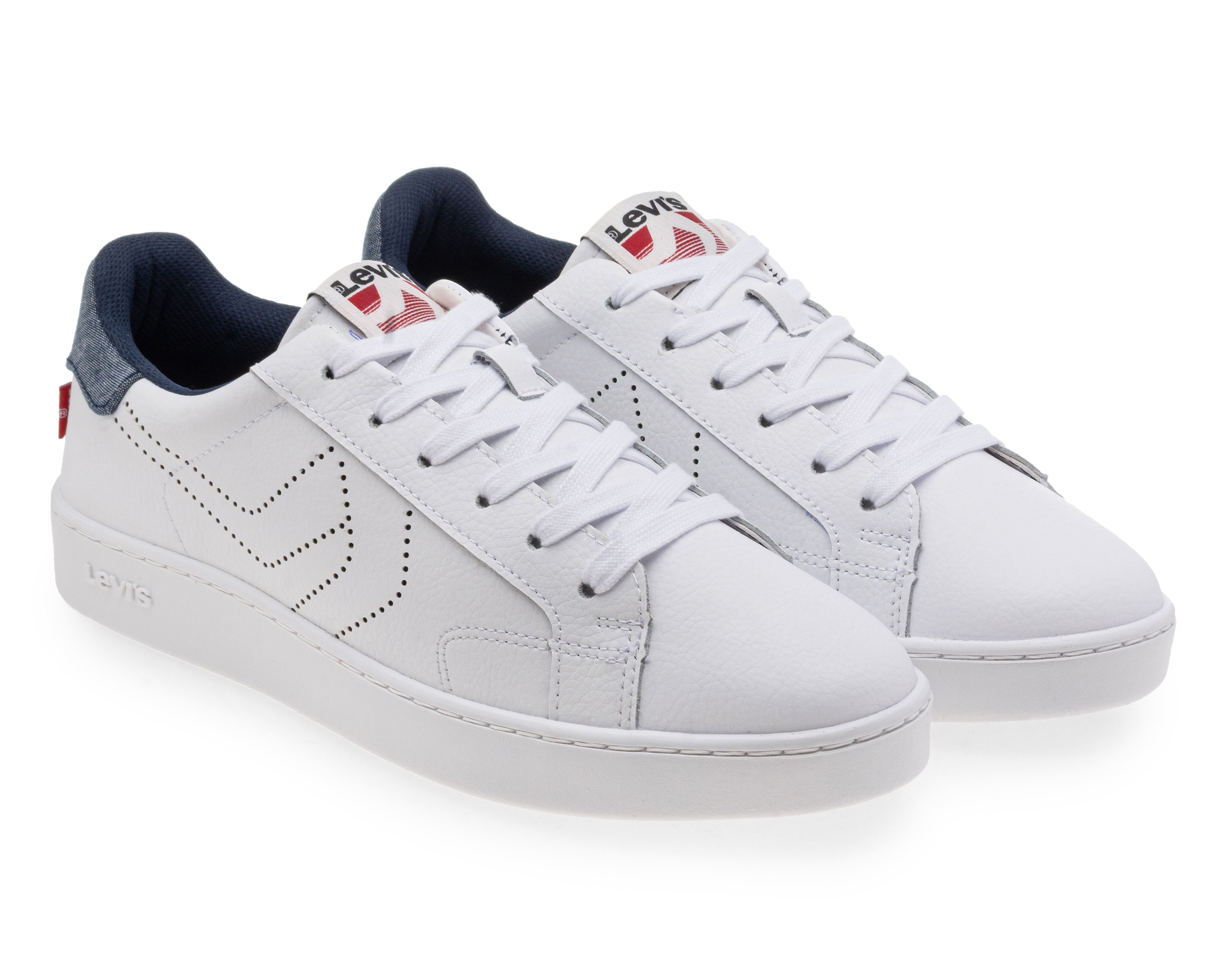 Foto 2 pulgar | Foto 1 | Tenis casuales Levi's Swiftc de Piel para Hombre