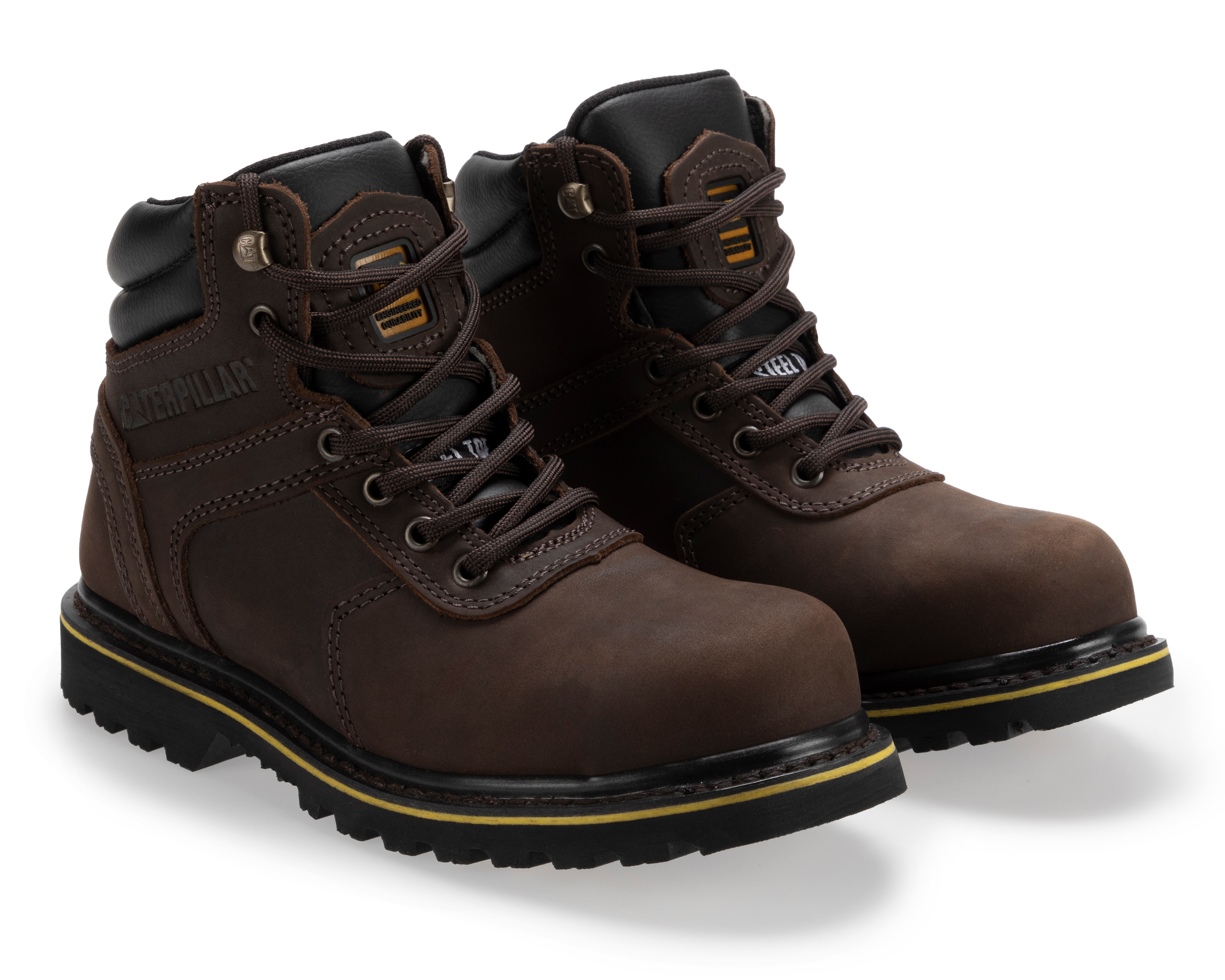 Foto 1 | Foto 1 | Botas de Trabajo CAT de Piel para Hombre Certificada