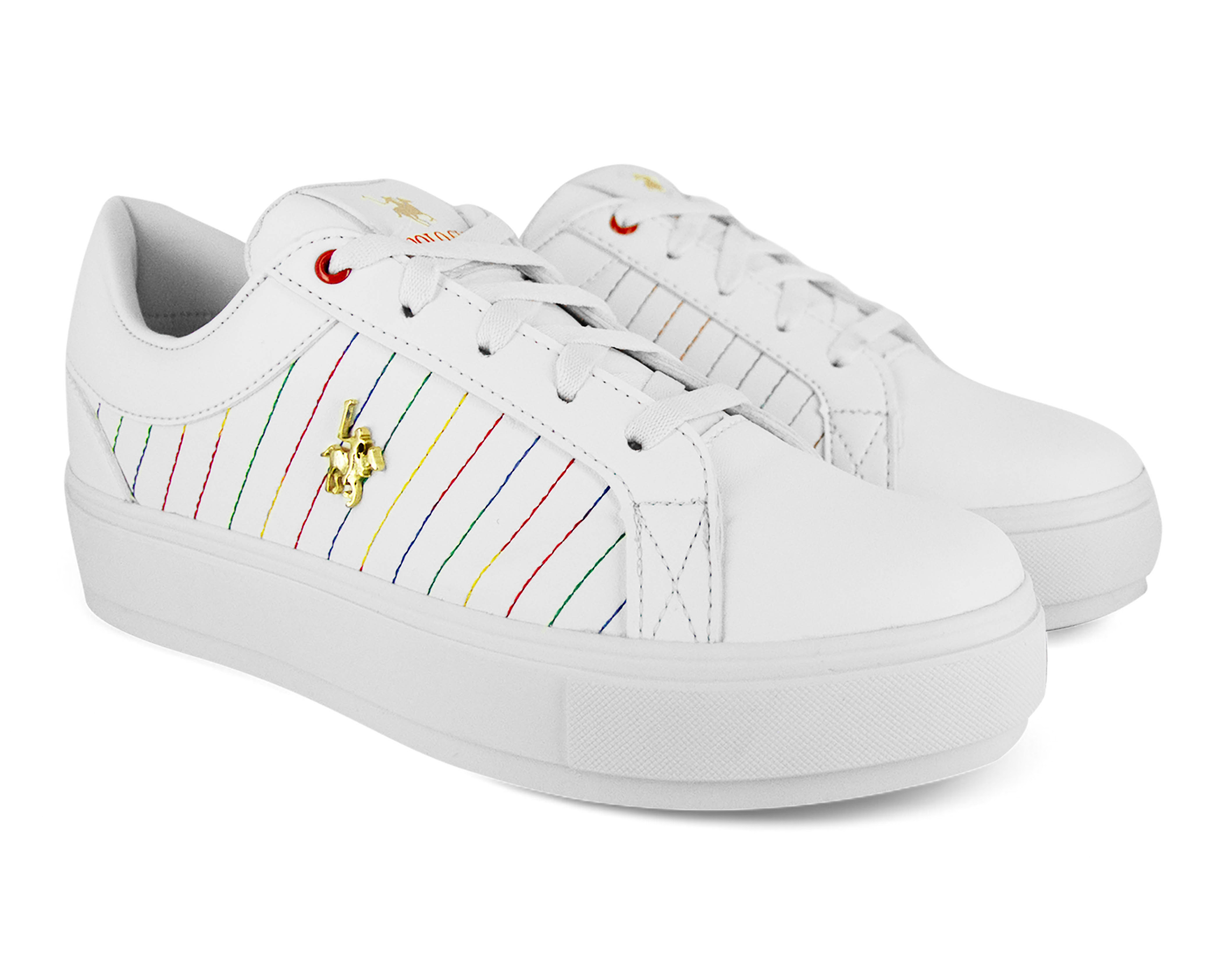 Foto 2 pulgar | Foto 1 | Tenis Casuales York Team Polo Club para Mujer