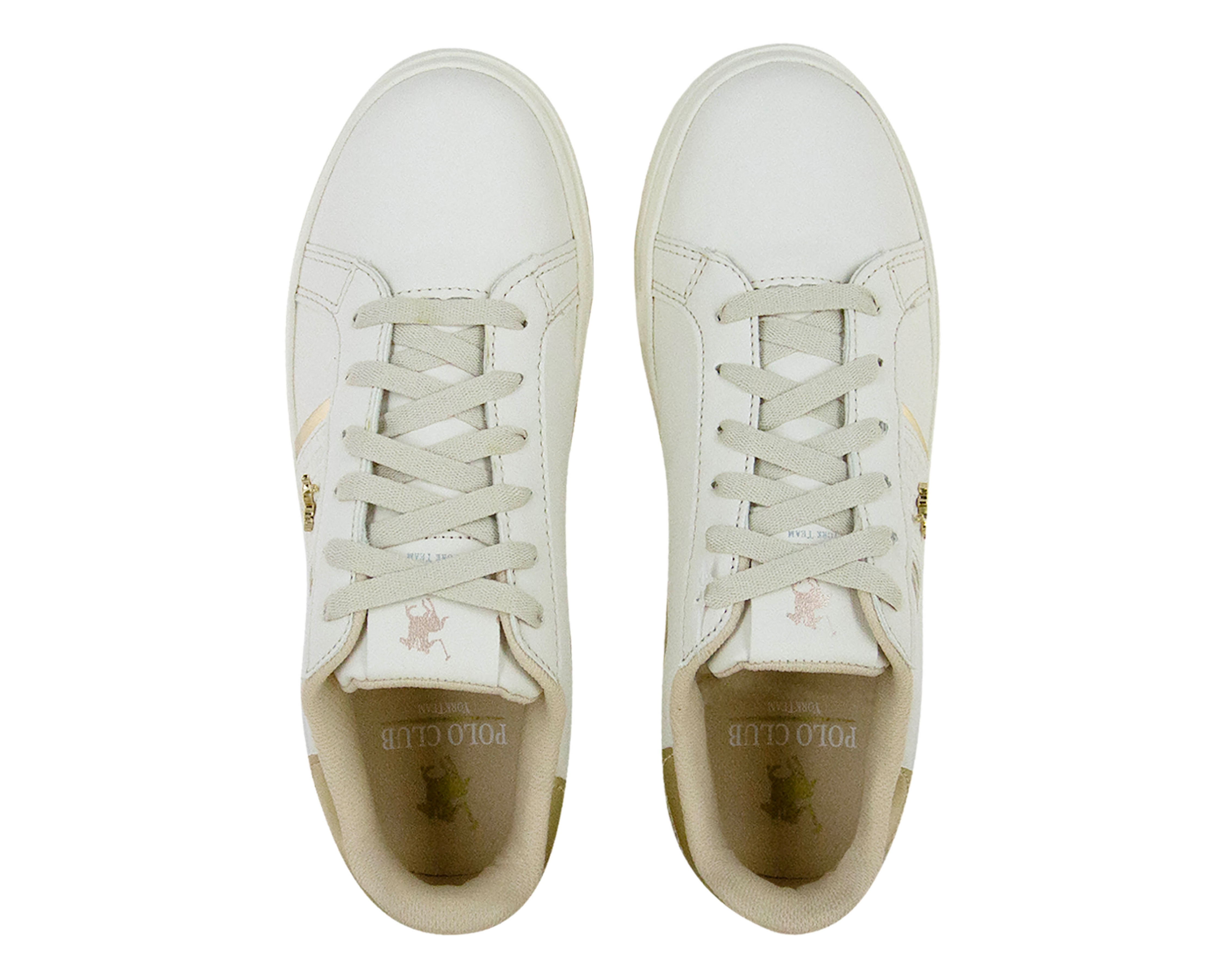 Foto 4 pulgar | Foto 3 | Tenis Casuales York Team Polo Club para Mujer