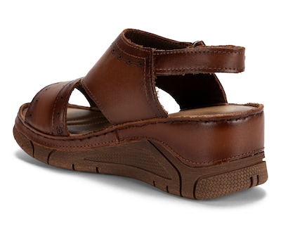 Foto 3 | Foto 3 | Sandalias Confort Lobo Solo de Piel para Mujer