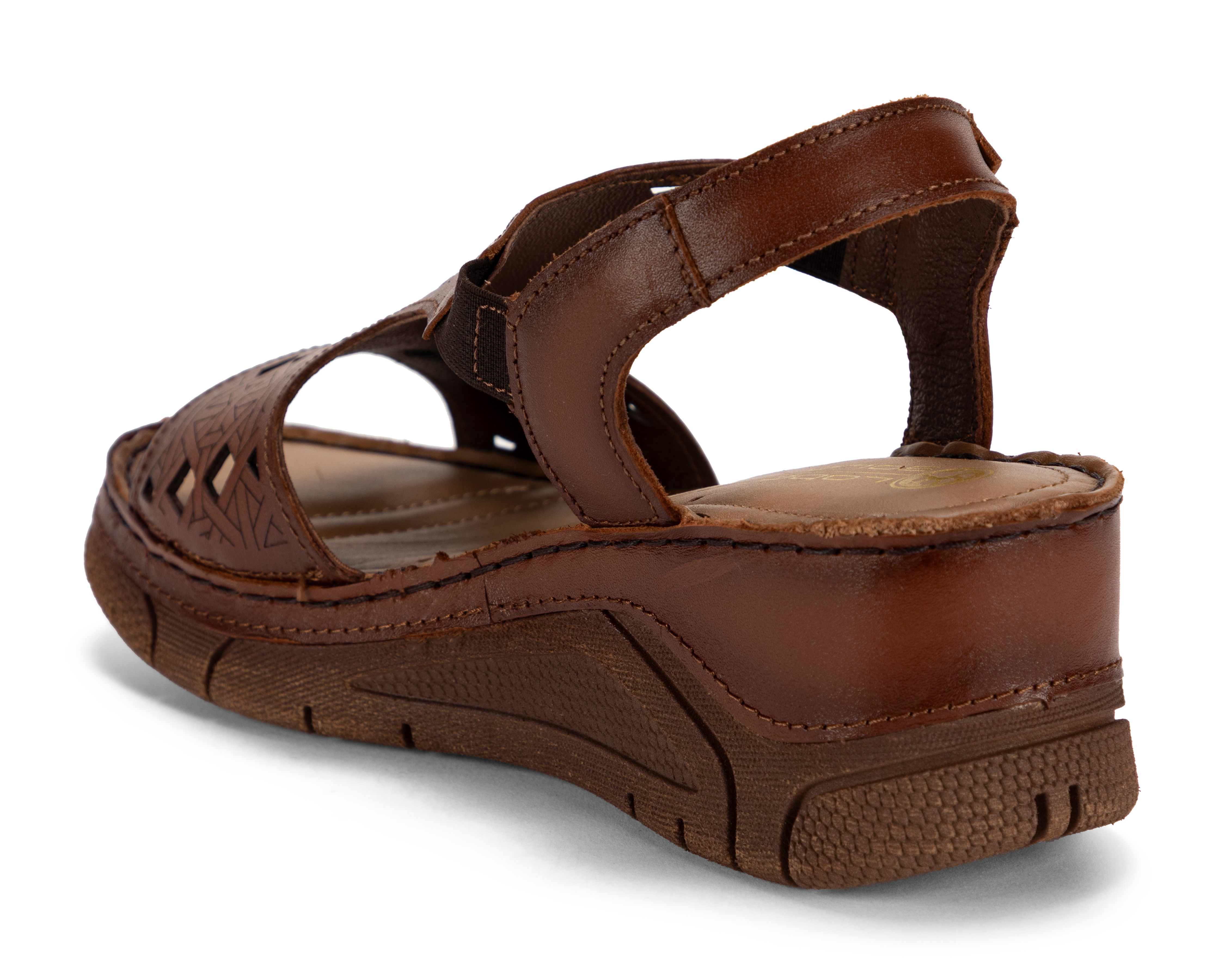 Foto 4 pulgar | Foto 3 | Sandalias Confort Lobo Solo de Piel para Mujer