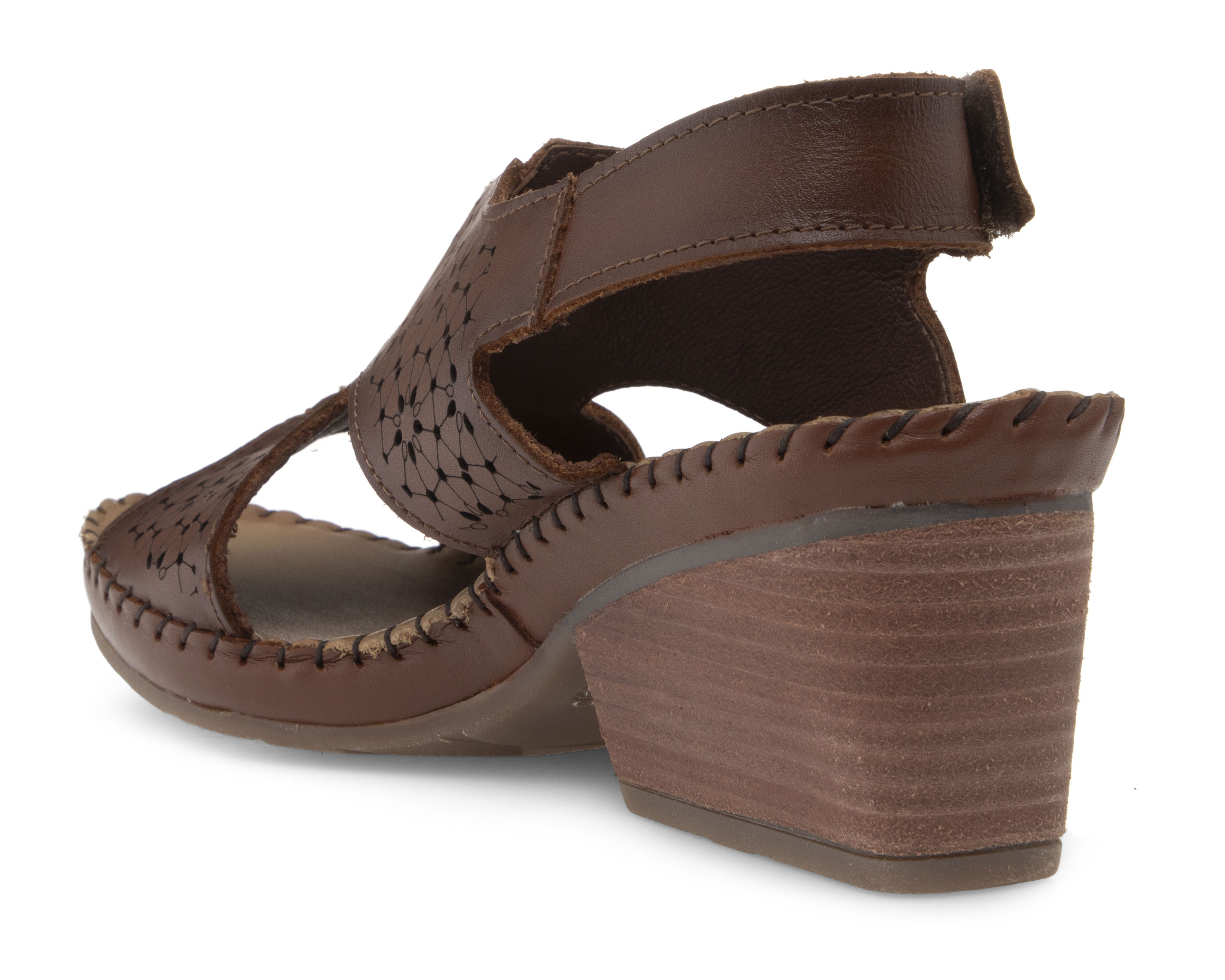 Foto 4 pulgar | Foto 3 | Sandalias Confort Lobo Solo de Piel para Mujer
