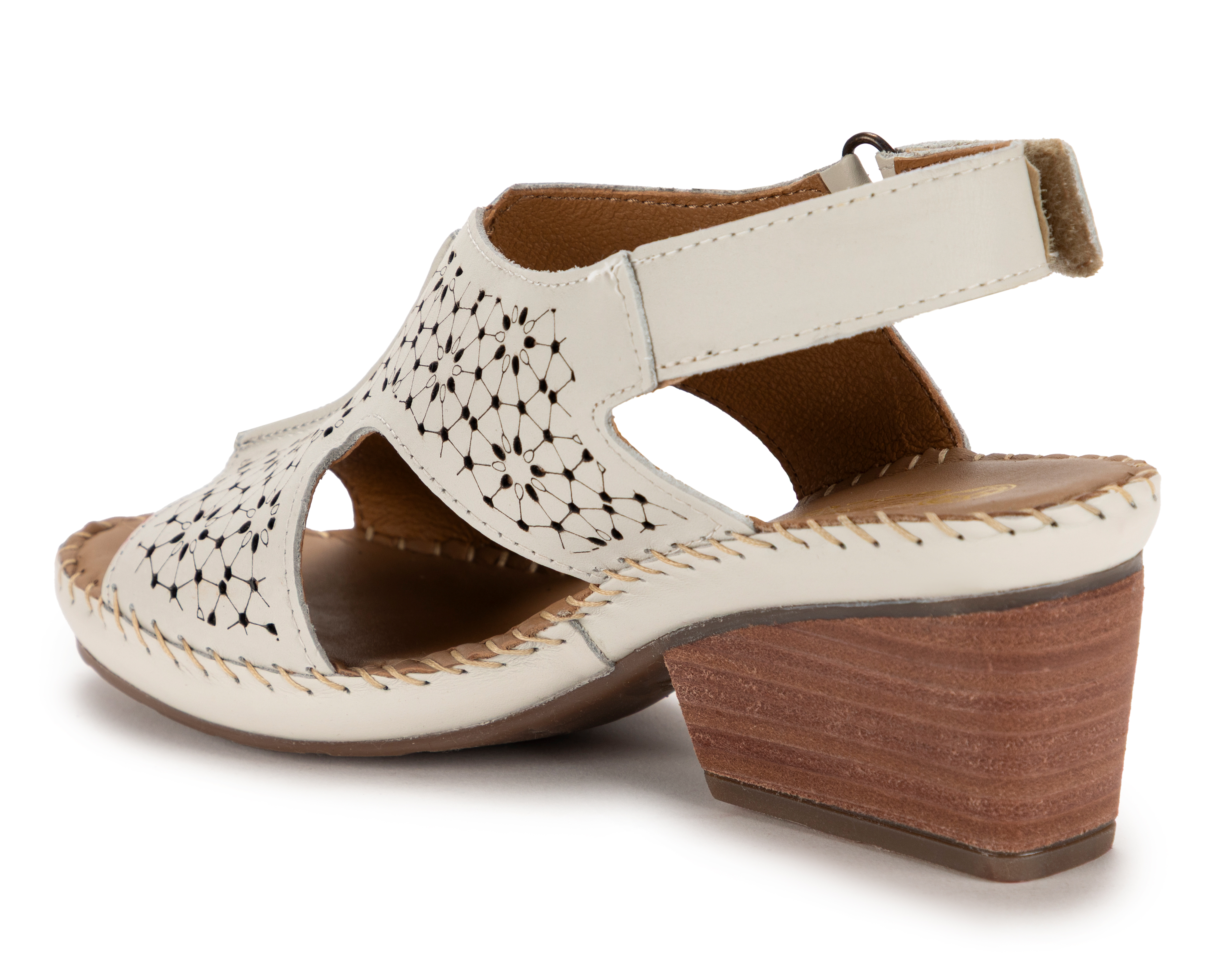 Foto 4 pulgar | Foto 3 | Sandalias Confort Lobo Solo de Piel para Mujer