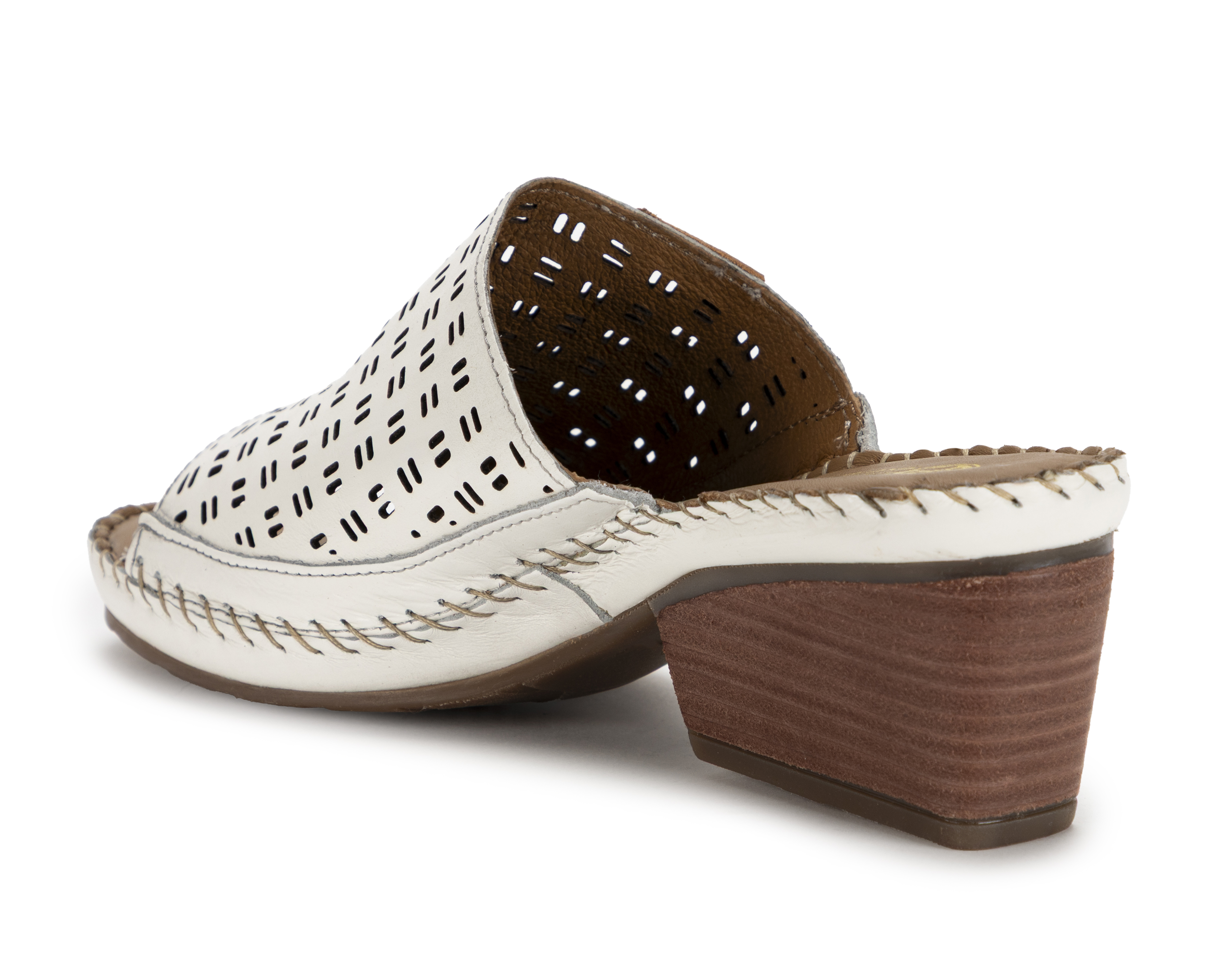 Foto 4 pulgar | Foto 3 | Sandalias Confort Lobo Solo de Piel para Mujer