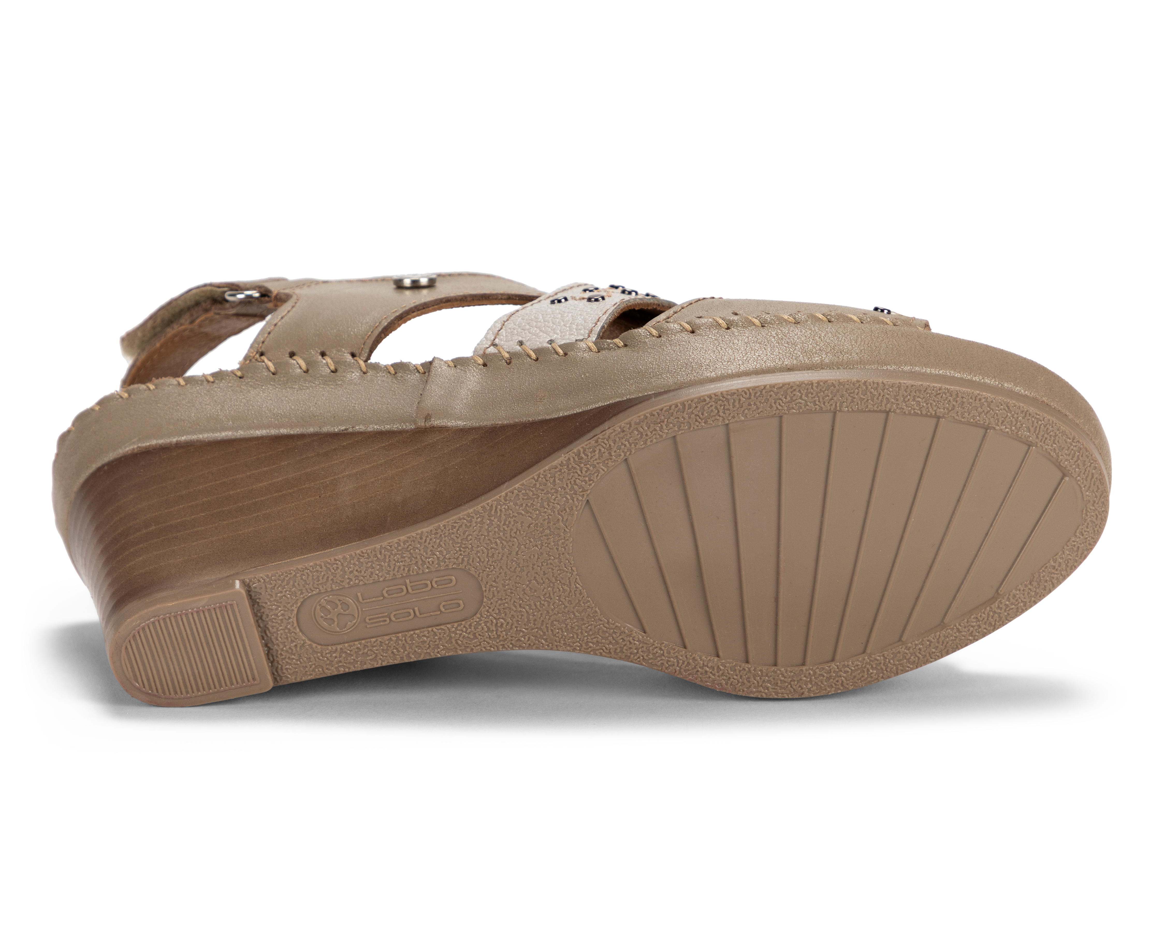 Foto 5 pulgar | Foto 4 | Sandalias Confort Lobo Solo de Piel para Mujer