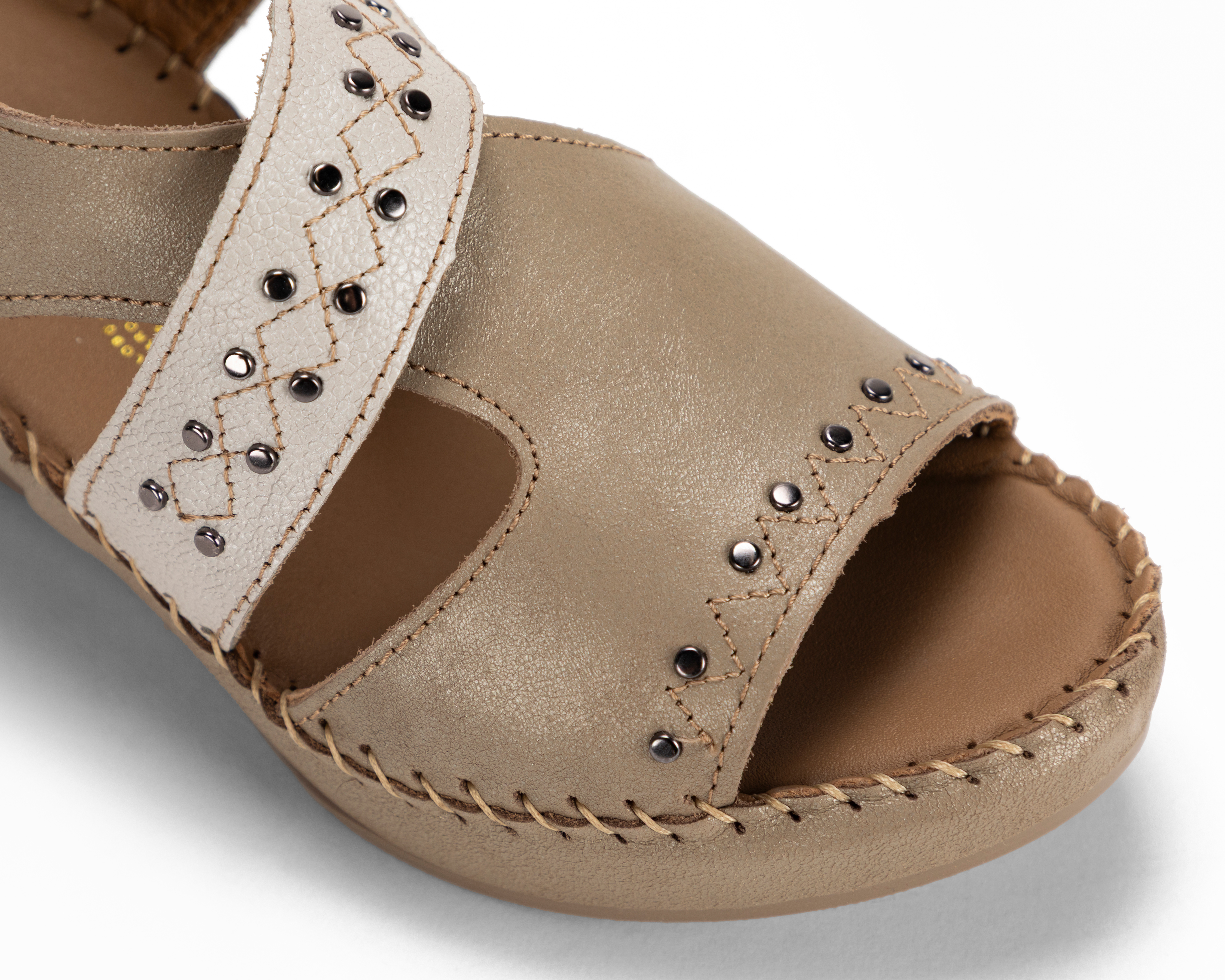 Foto 7 pulgar | Foto 6 | Sandalias Confort Lobo Solo de Piel para Mujer
