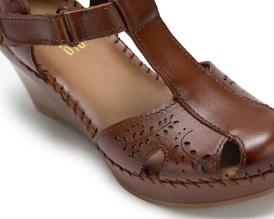 Foto 6 | Foto 6 | Sandalias Confort Lobo Solo de Piel para Mujer