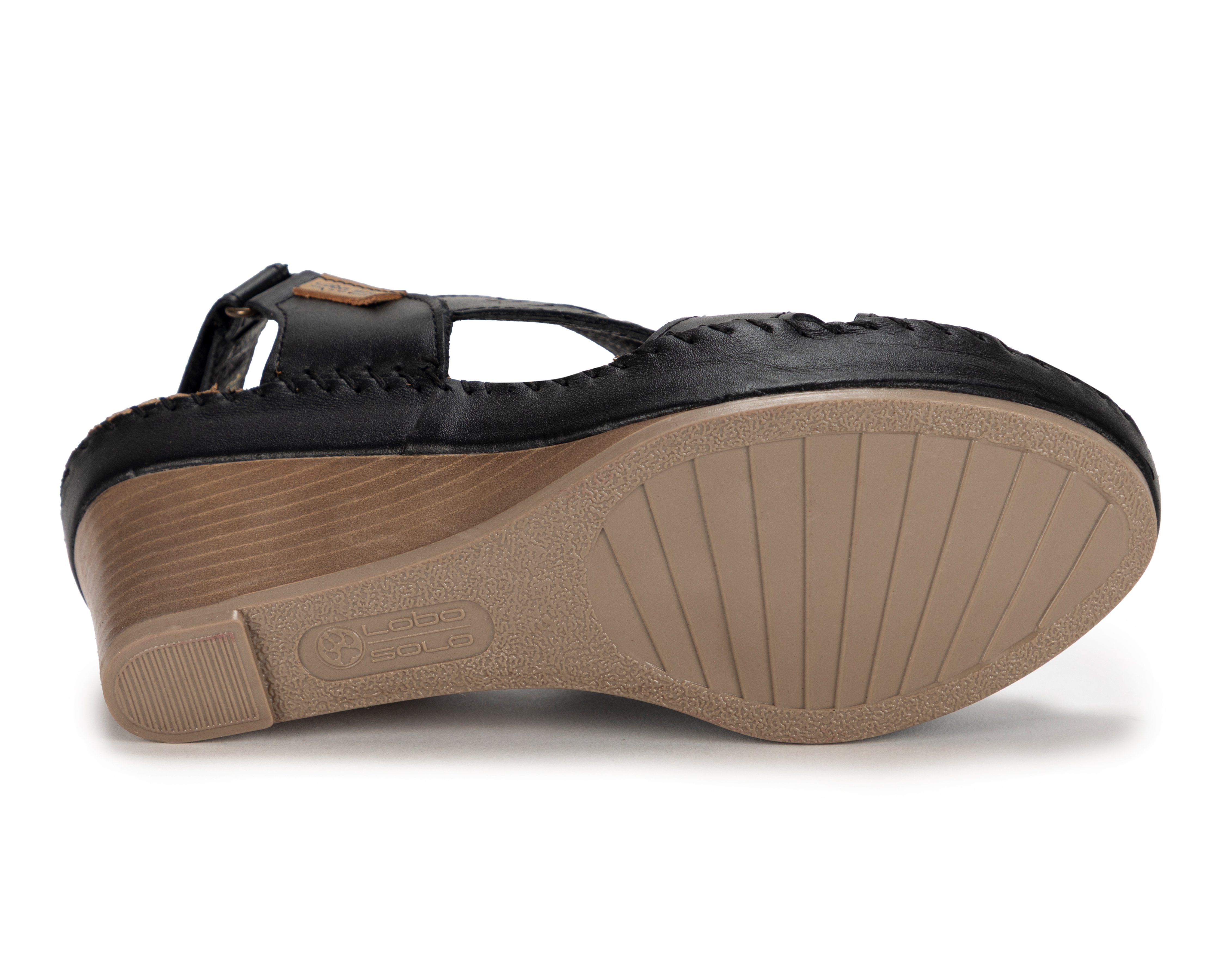 Foto 4 | Foto 4 | Sandalias Confort Lobo Solo de Piel para Mujer