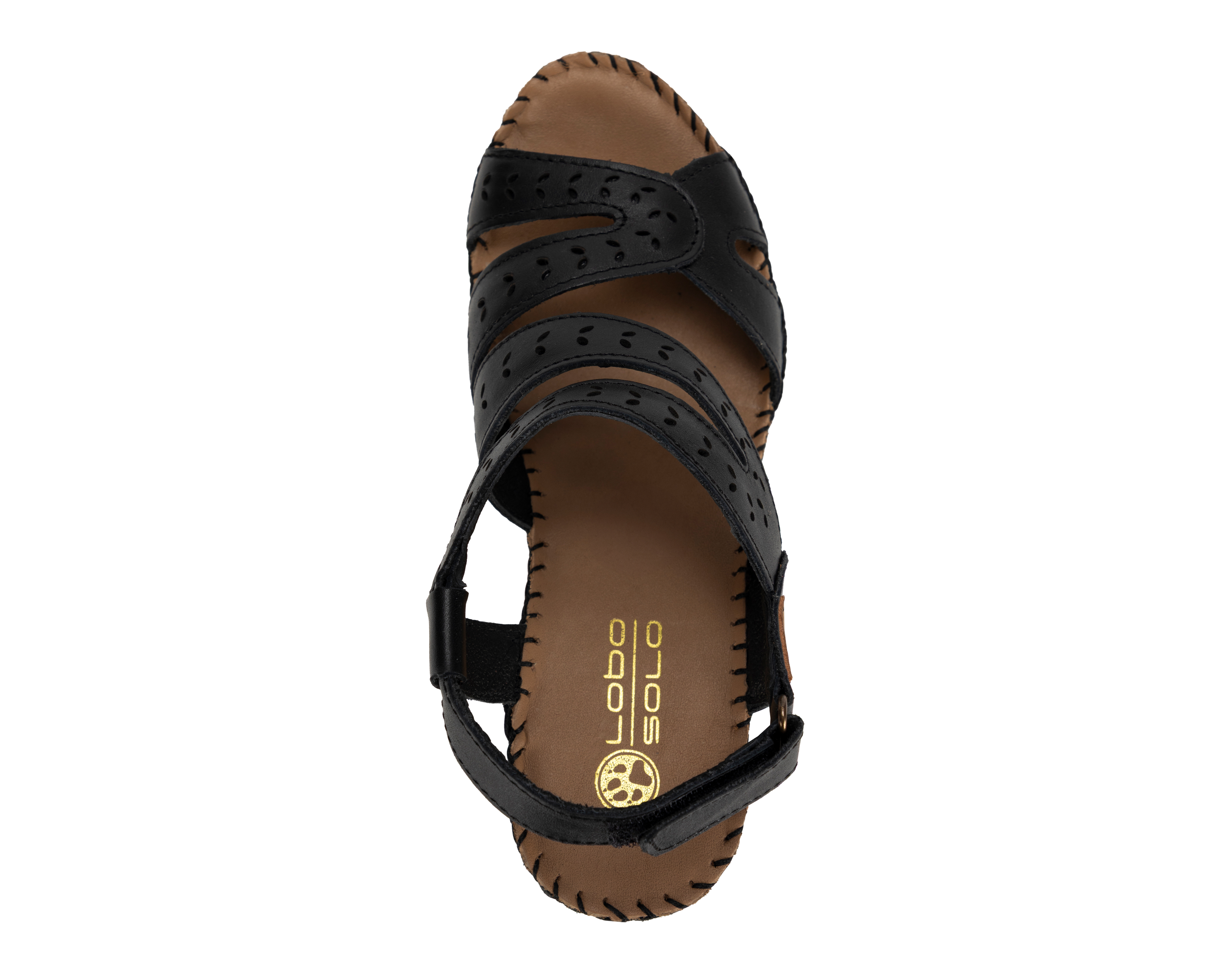 Foto 5 | Foto 5 | Sandalias Confort Lobo Solo de Piel para Mujer