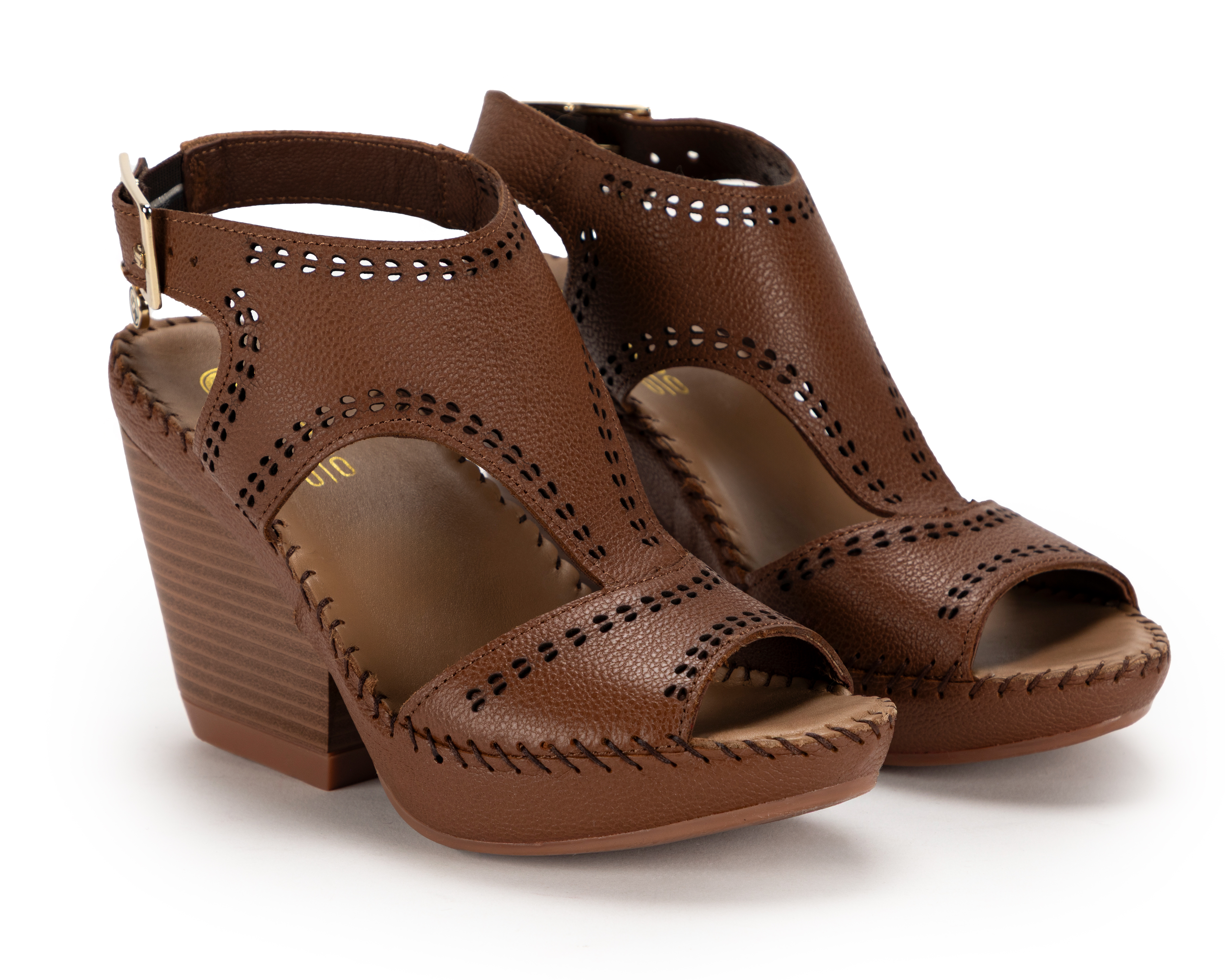 Sandalias Confort Lobo Solo de Piel para Mujer