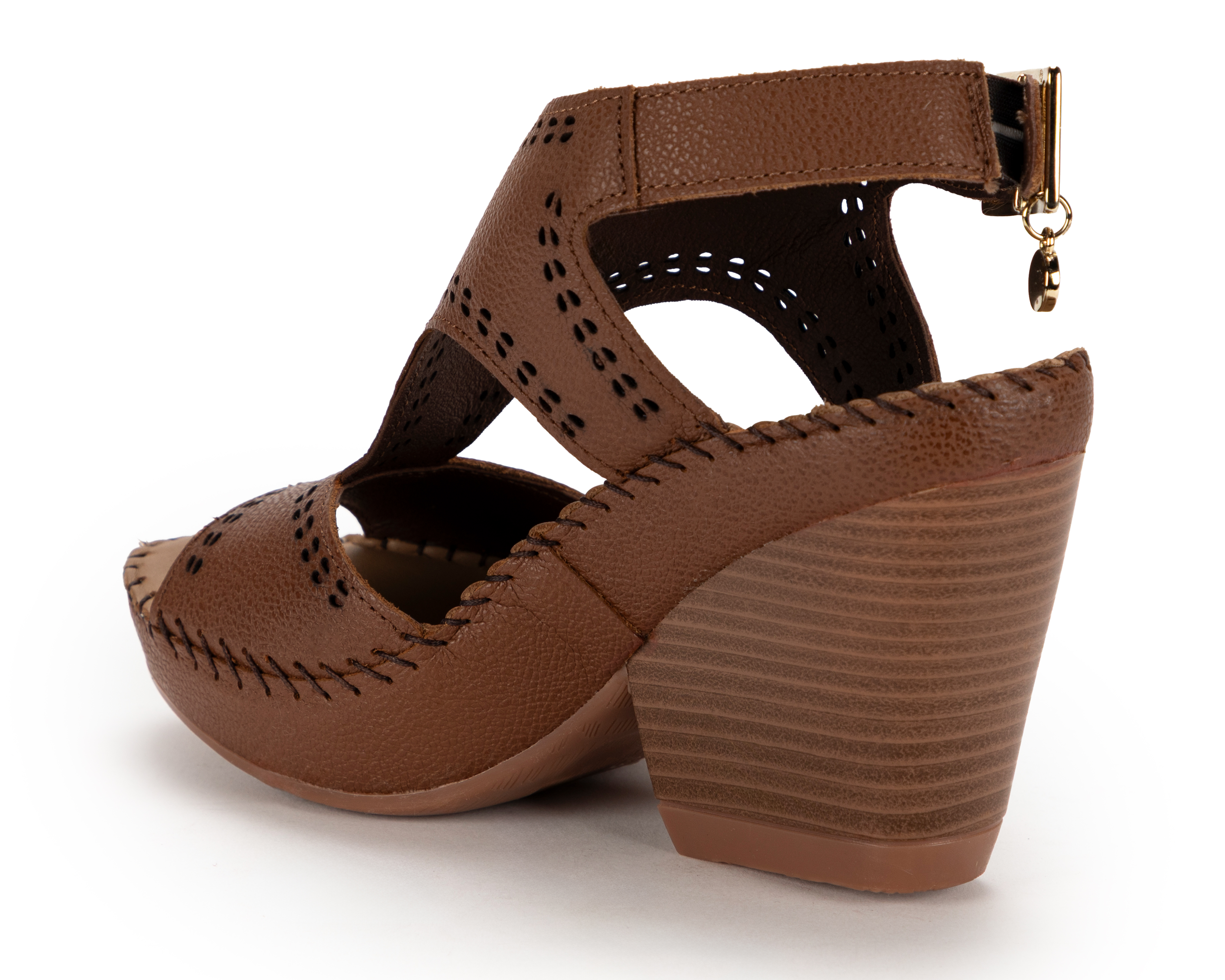 Foto 4 pulgar | Foto 3 | Sandalias Confort Lobo Solo de Piel para Mujer