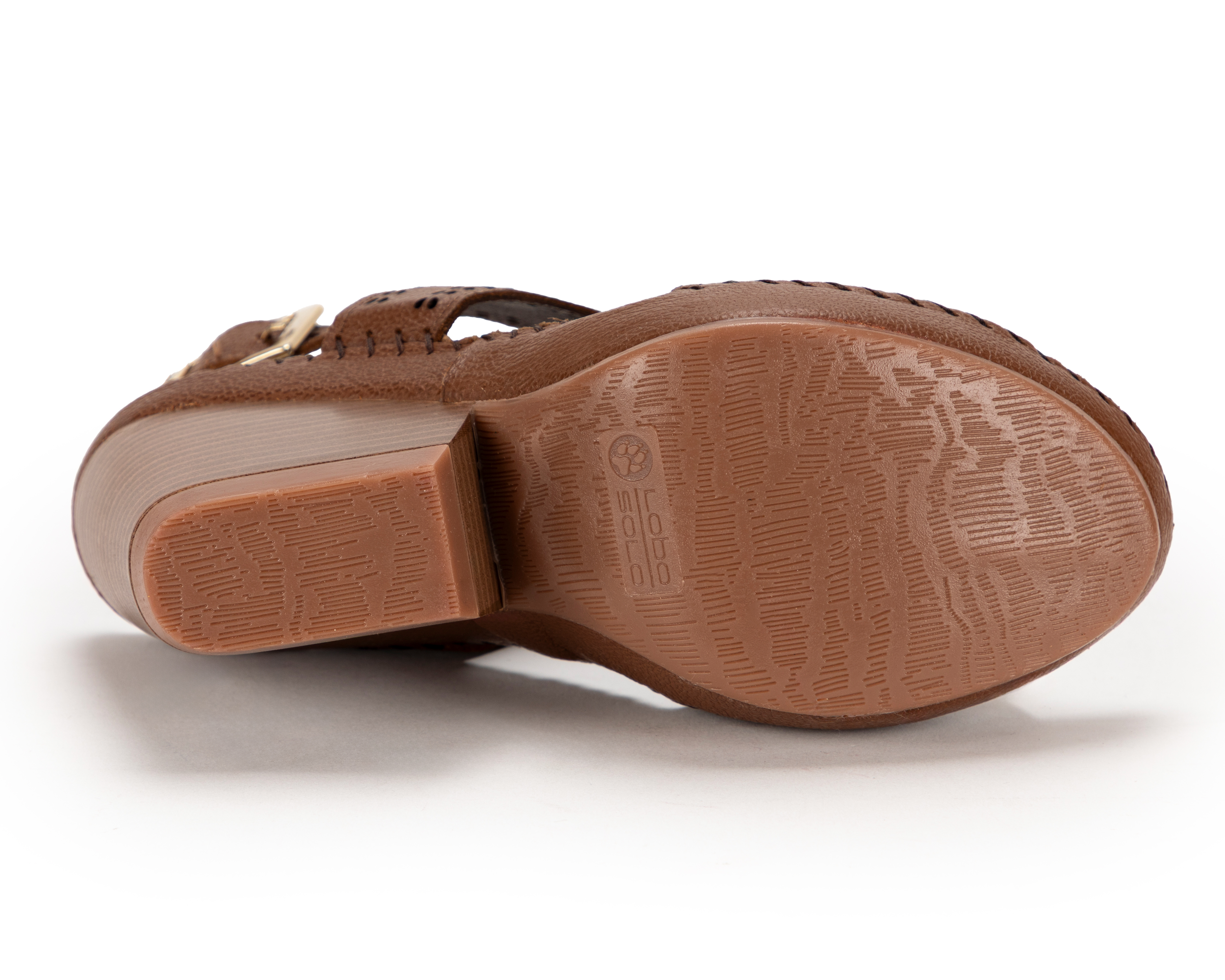 Foto 5 pulgar | Foto 4 | Sandalias Confort Lobo Solo de Piel para Mujer