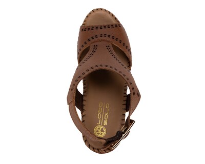 Foto 5 | Foto 5 | Sandalias Confort Lobo Solo de Piel para Mujer