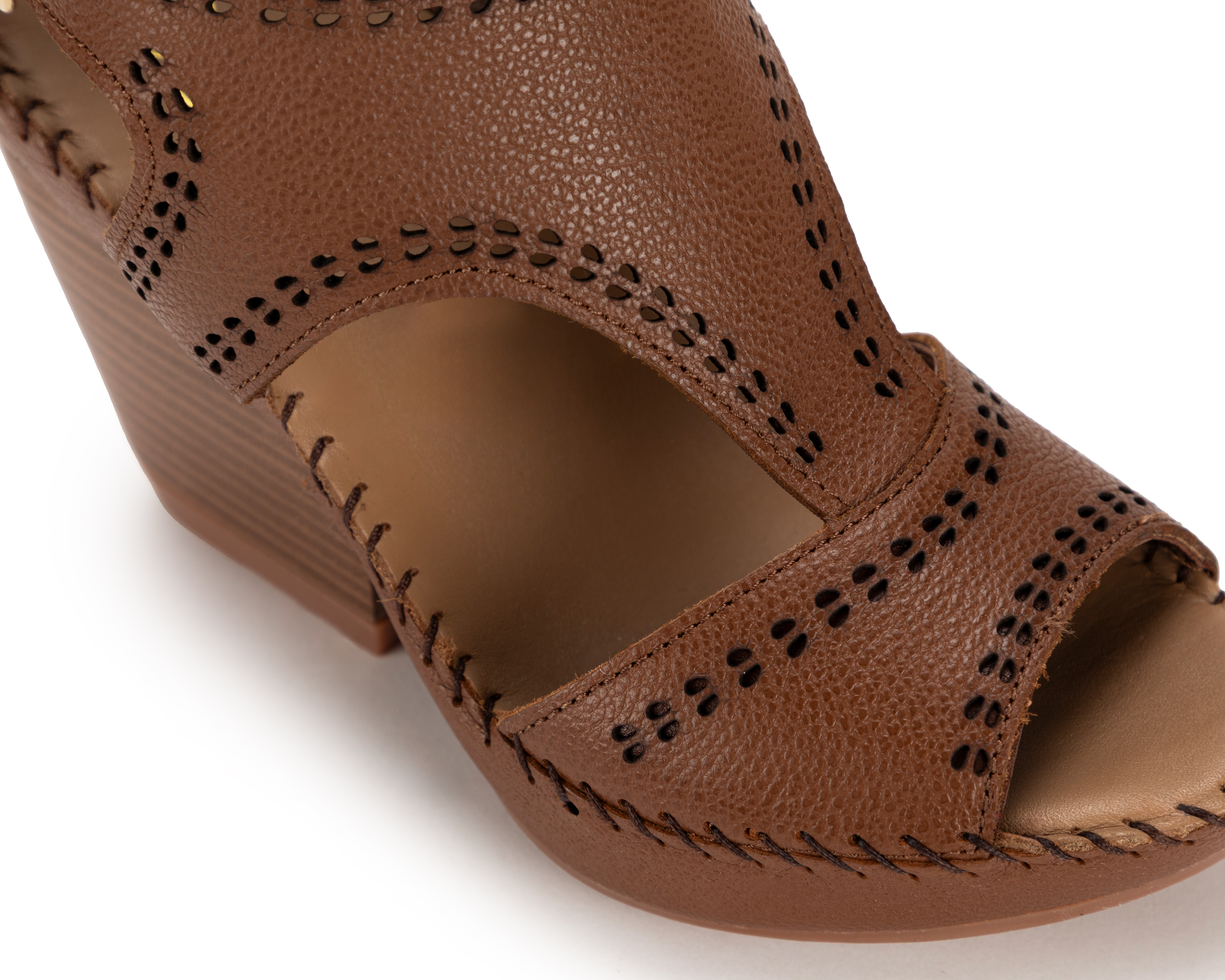 Foto 6 | Foto 6 | Sandalias Confort Lobo Solo de Piel para Mujer