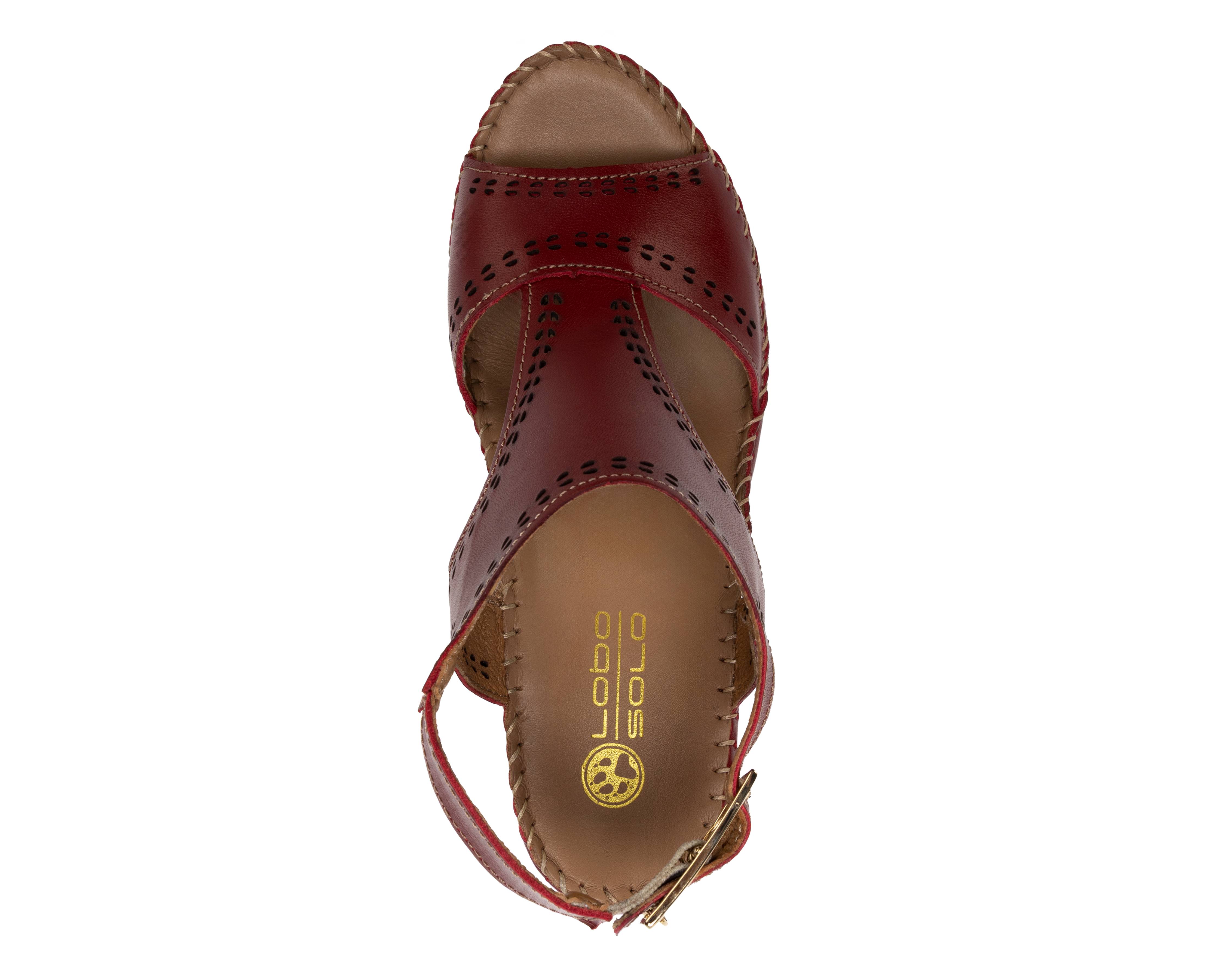 Foto 6 pulgar | Foto 5 | Sandalias Confort Lobo Solo de Piel para Mujer