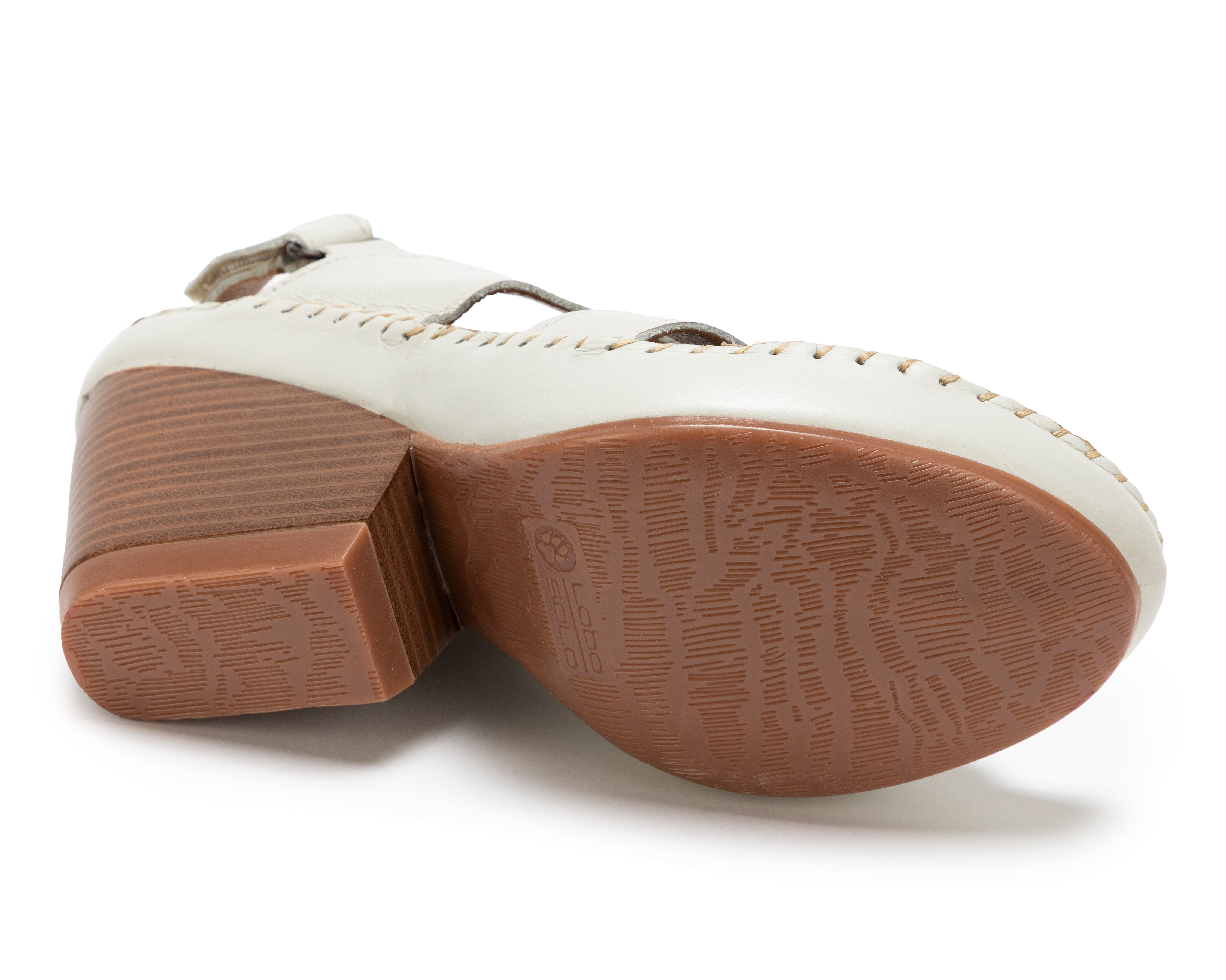 Foto 4 | Foto 4 | Sandalias Confort Lobo Solo de Piel para Mujer