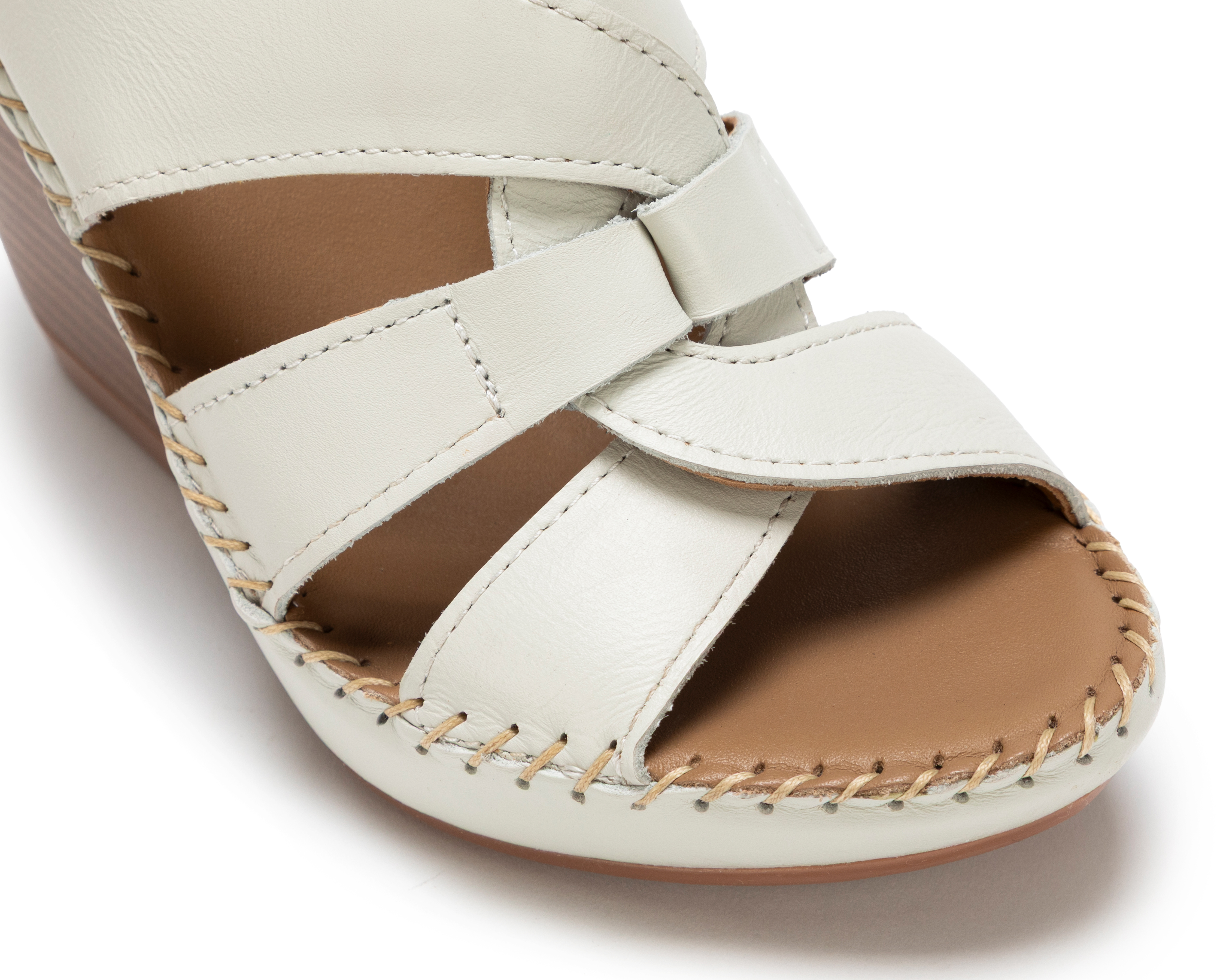 Foto 7 pulgar | Foto 6 | Sandalias Confort Lobo Solo de Piel para Mujer