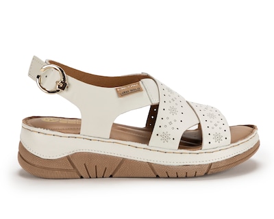 Foto 2 | Foto 2 | Sandalias Confort Lobo Solo de Piel para Mujer