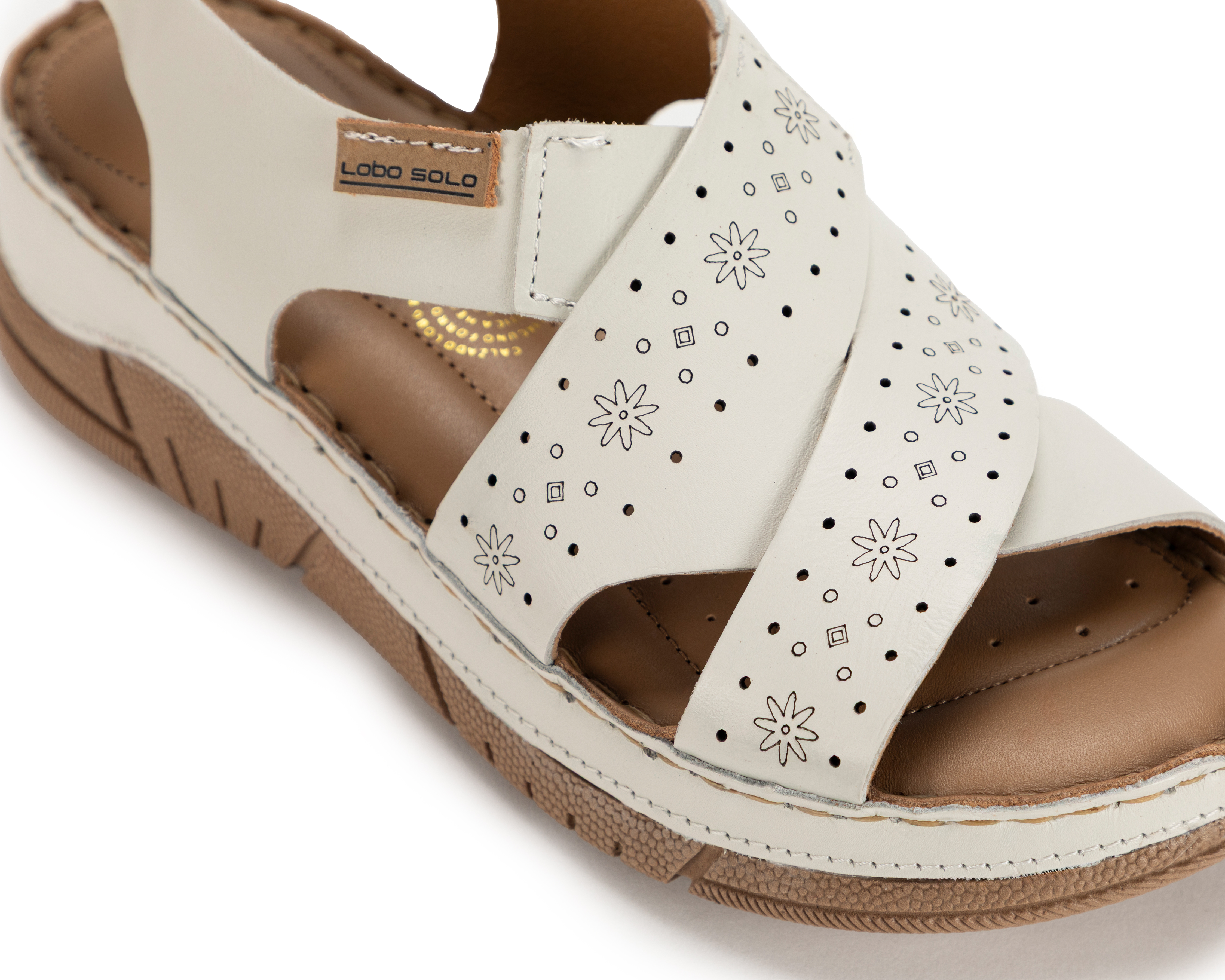 Foto 7 pulgar | Foto 6 | Sandalias Confort Lobo Solo de Piel para Mujer