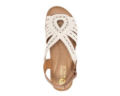 Foto 5 | Foto 5 | Sandalias Confort Lobo Solo de Piel para Mujer