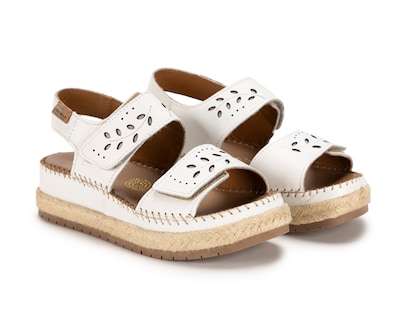 Foto 1 | Foto 1 | Sandalias Confort Lobo Solo de Piel para Mujer
