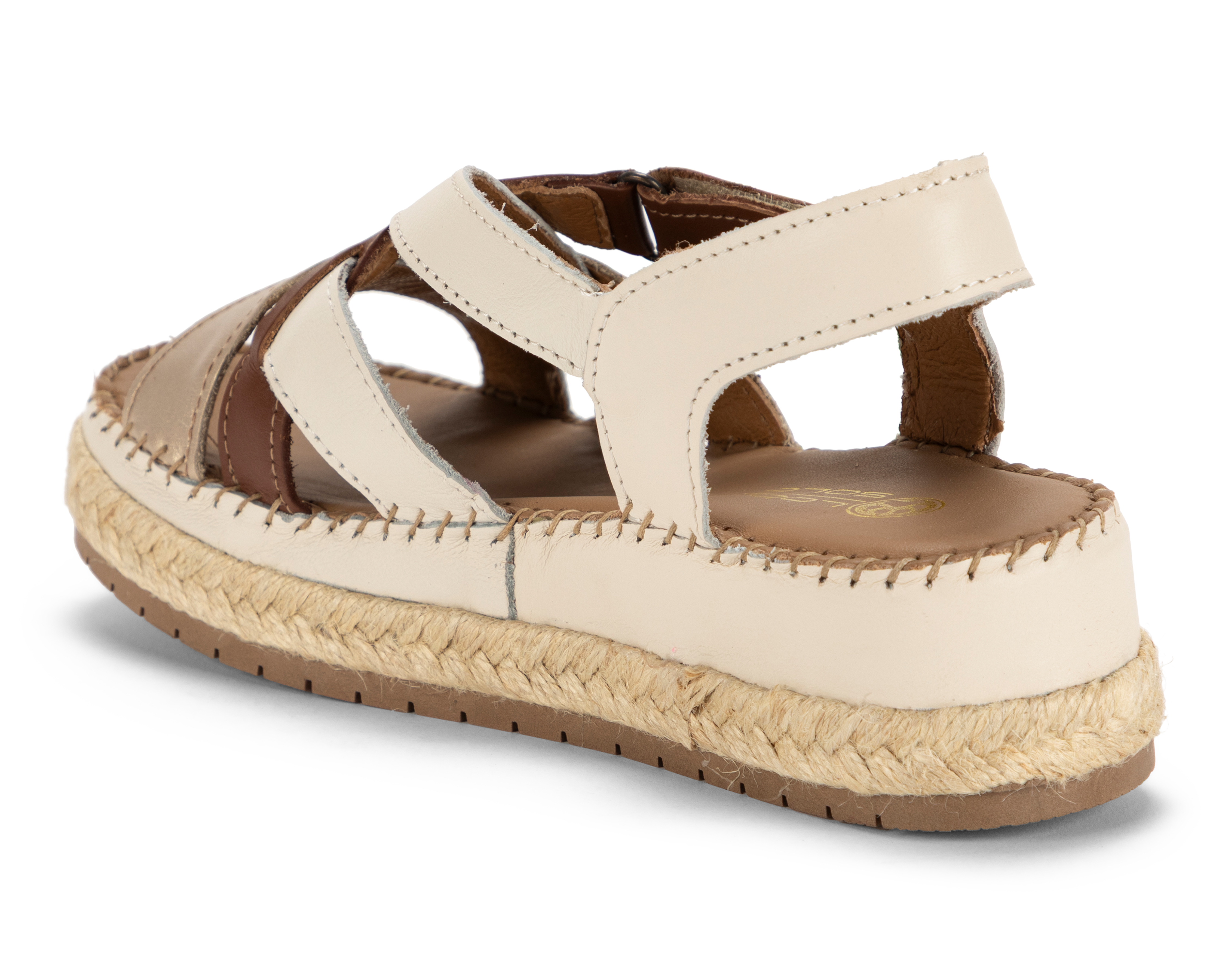 Foto 4 pulgar | Foto 3 | Sandalias Confort Lobo Solo de Piel para Mujer