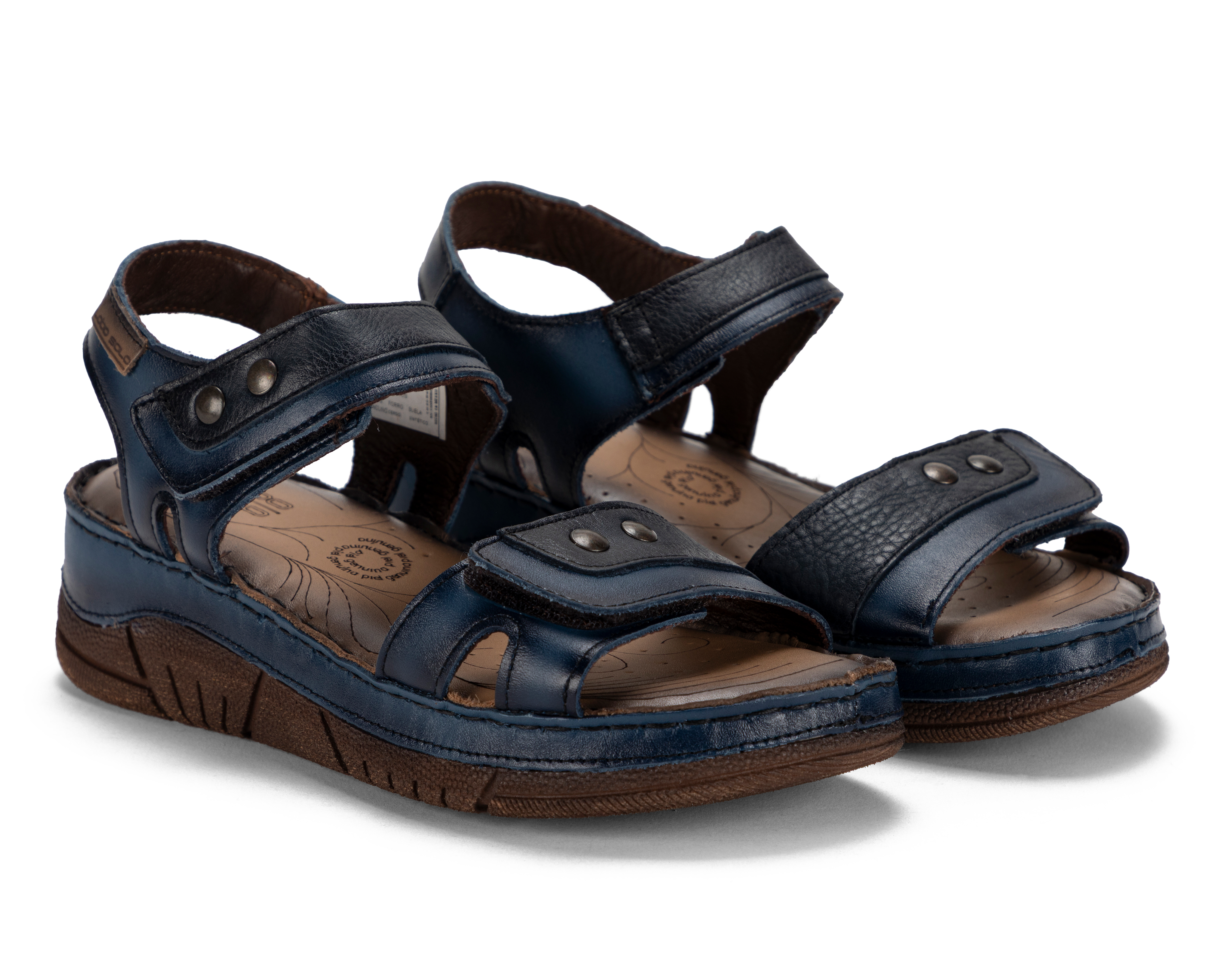 Foto 1 | Foto 1 | Sandalias Confort Lobo Solo de Piel para Mujer